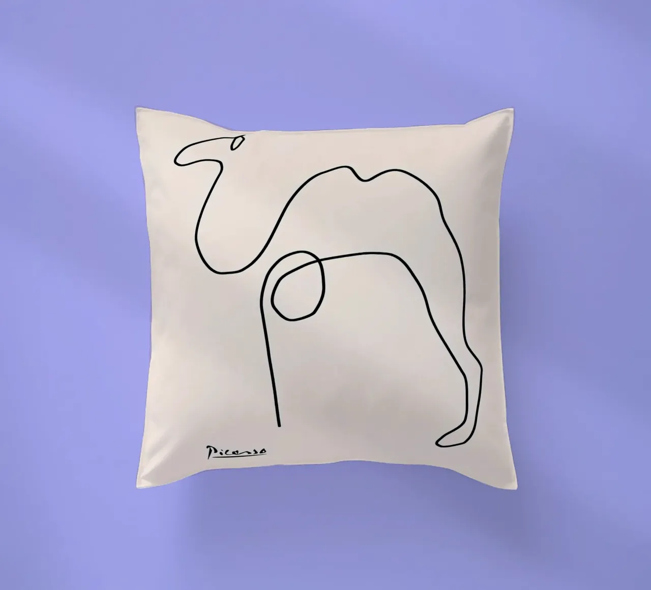 Pablo Picasso Camel Sketch cuscino da Mrs.Allen