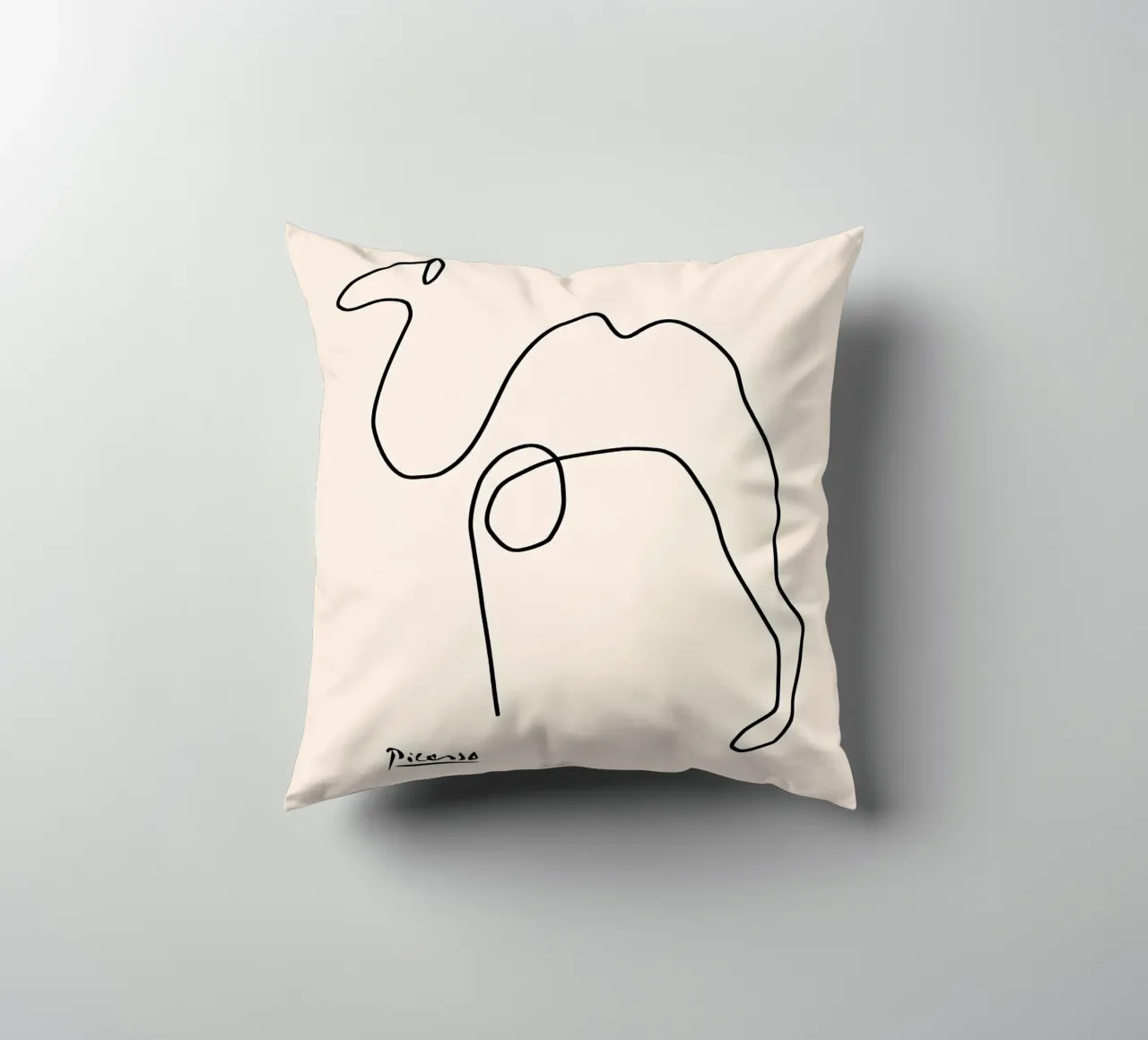 Pablo Picasso Camel Sketch cuscino da Mrs.Allen
