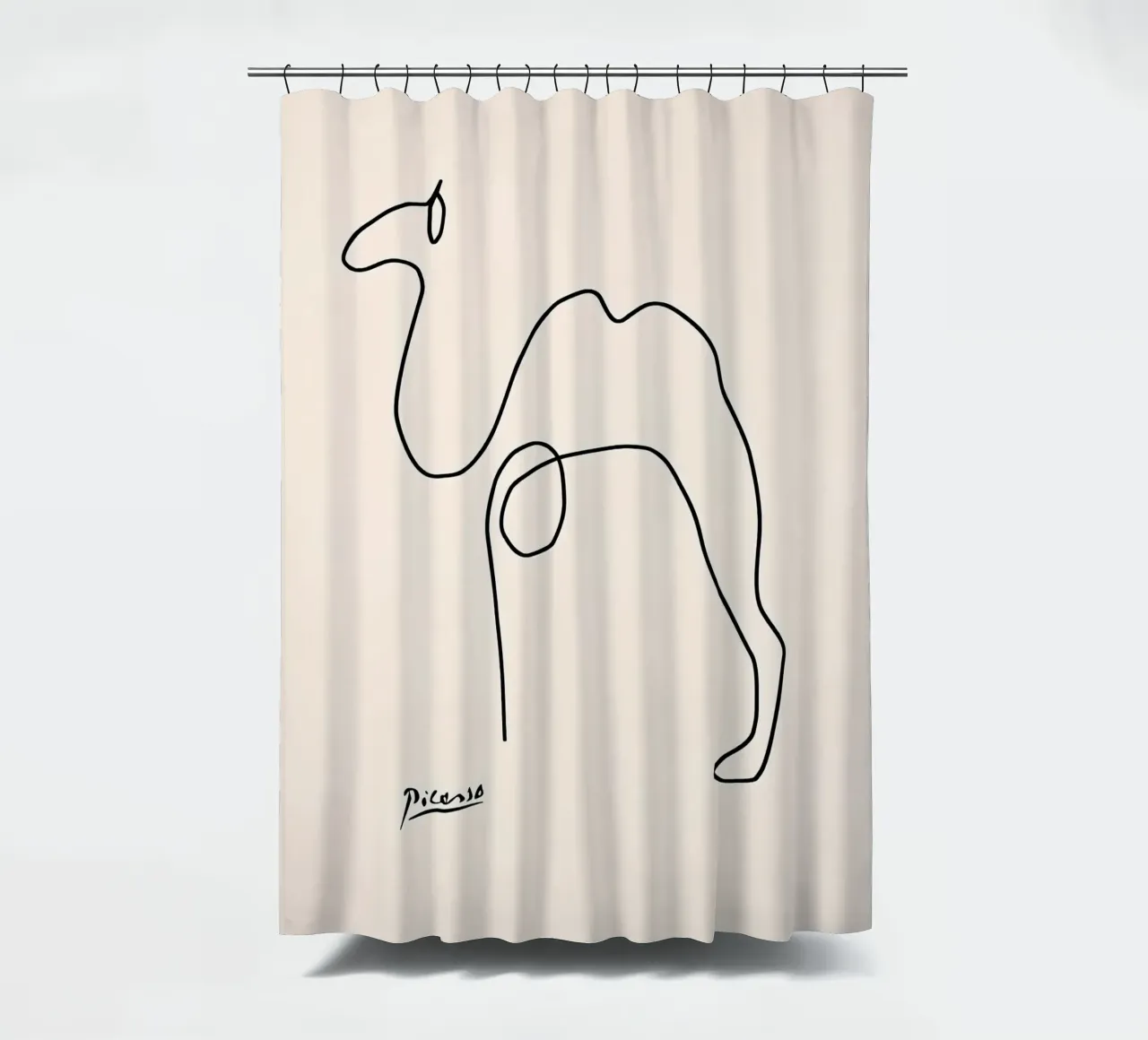 Pablo Picasso Camel Sketch tenda da doccia da Mrs.Allen