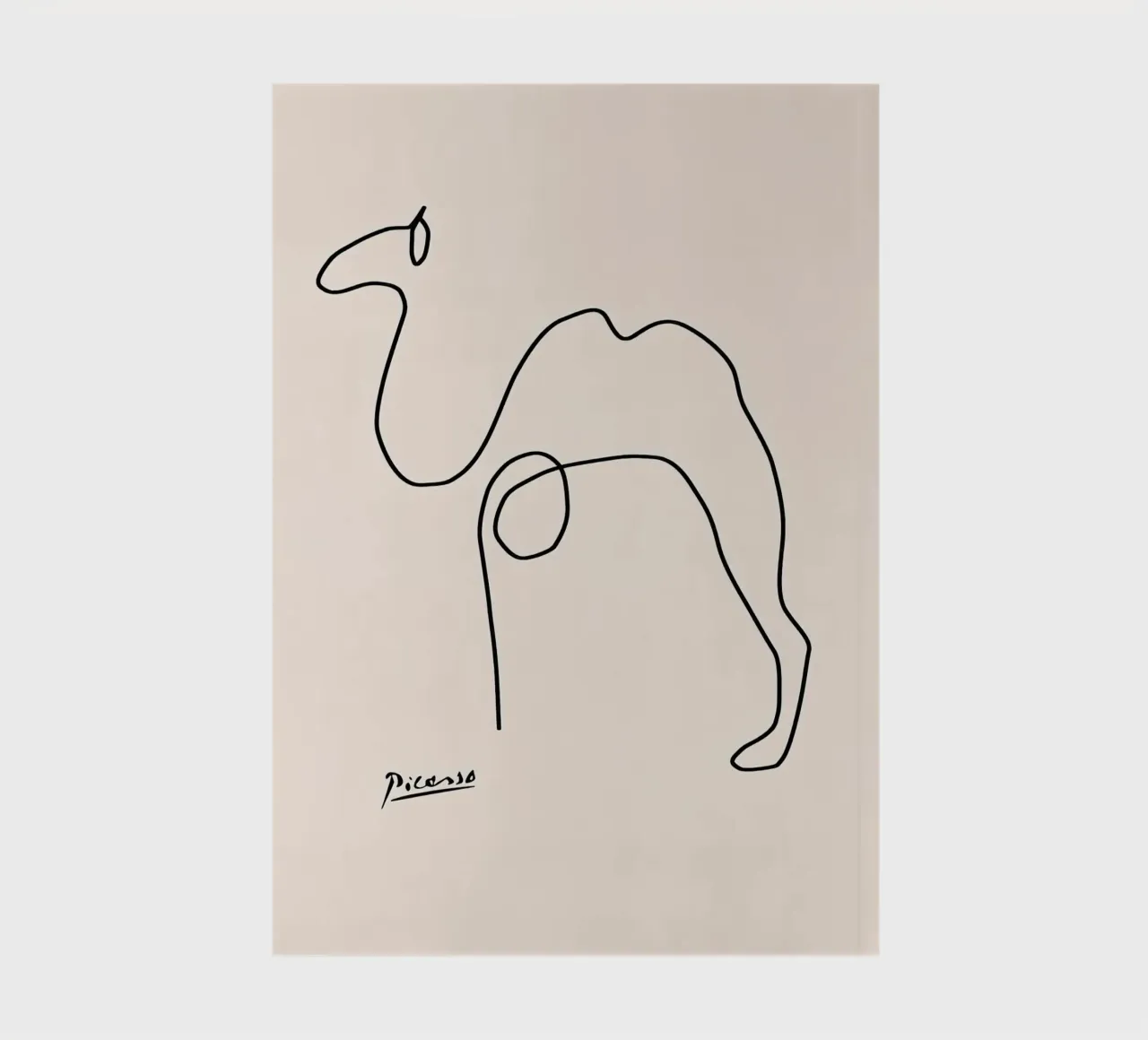 Pablo Picasso Camel Sketch notebook by Mrs.Allen