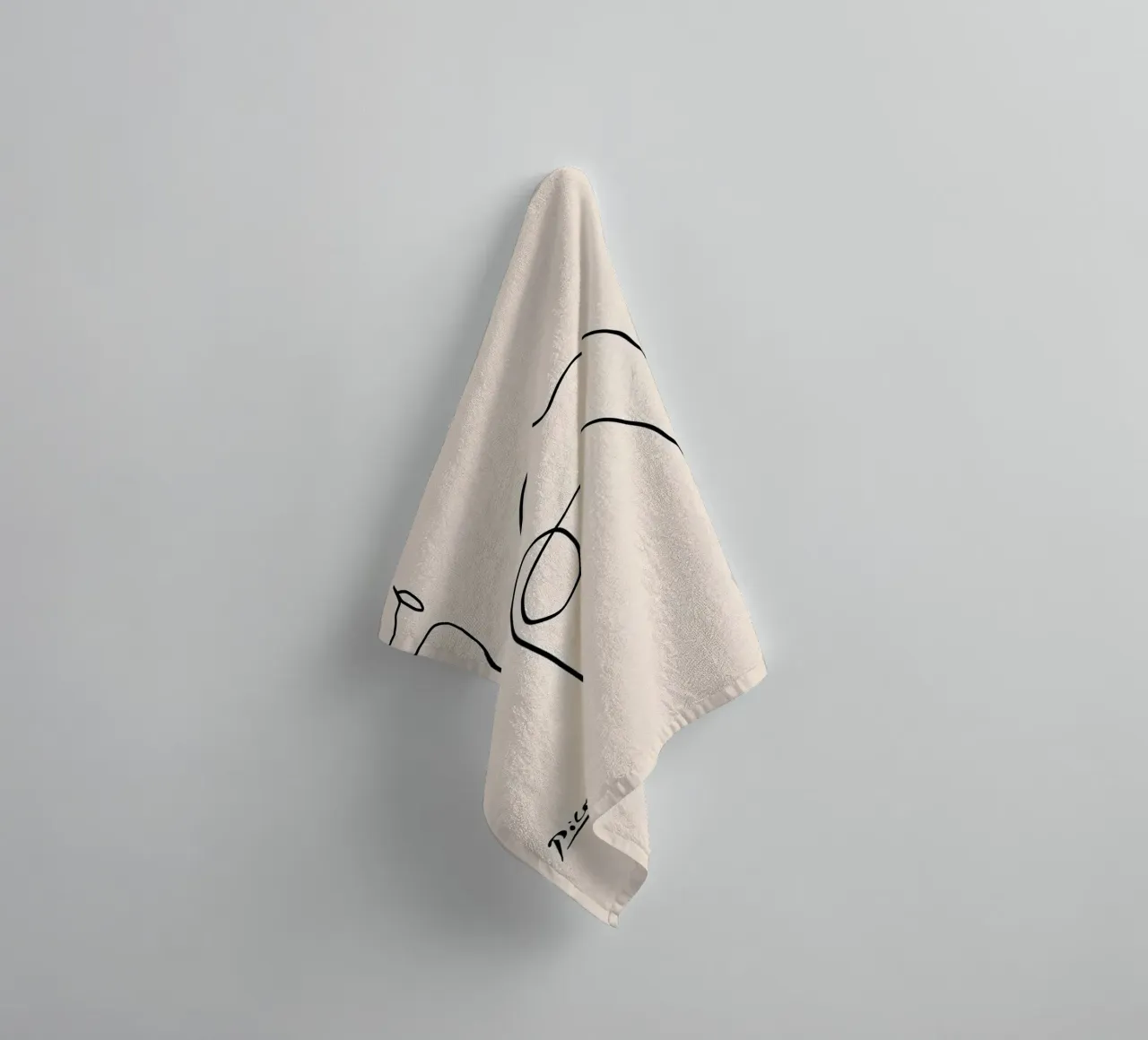 Pablo Picasso Camel Sketch asciugamano da bagno da Mrs.Allen