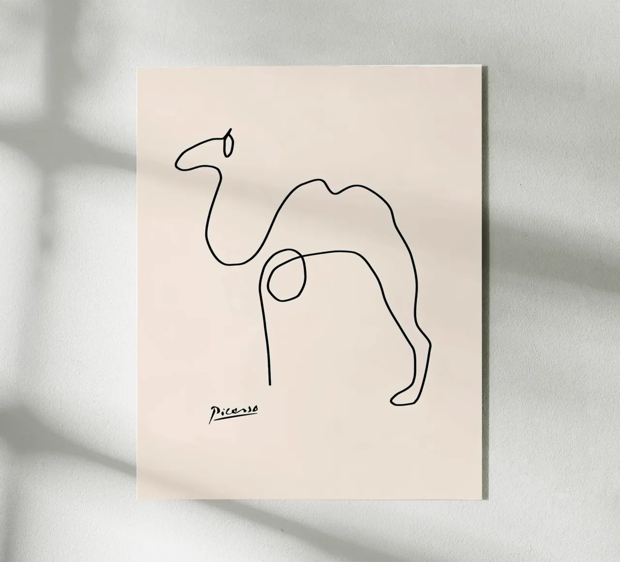 Pablo Picasso Camel Sketch plexiglass da Mrs.Allen