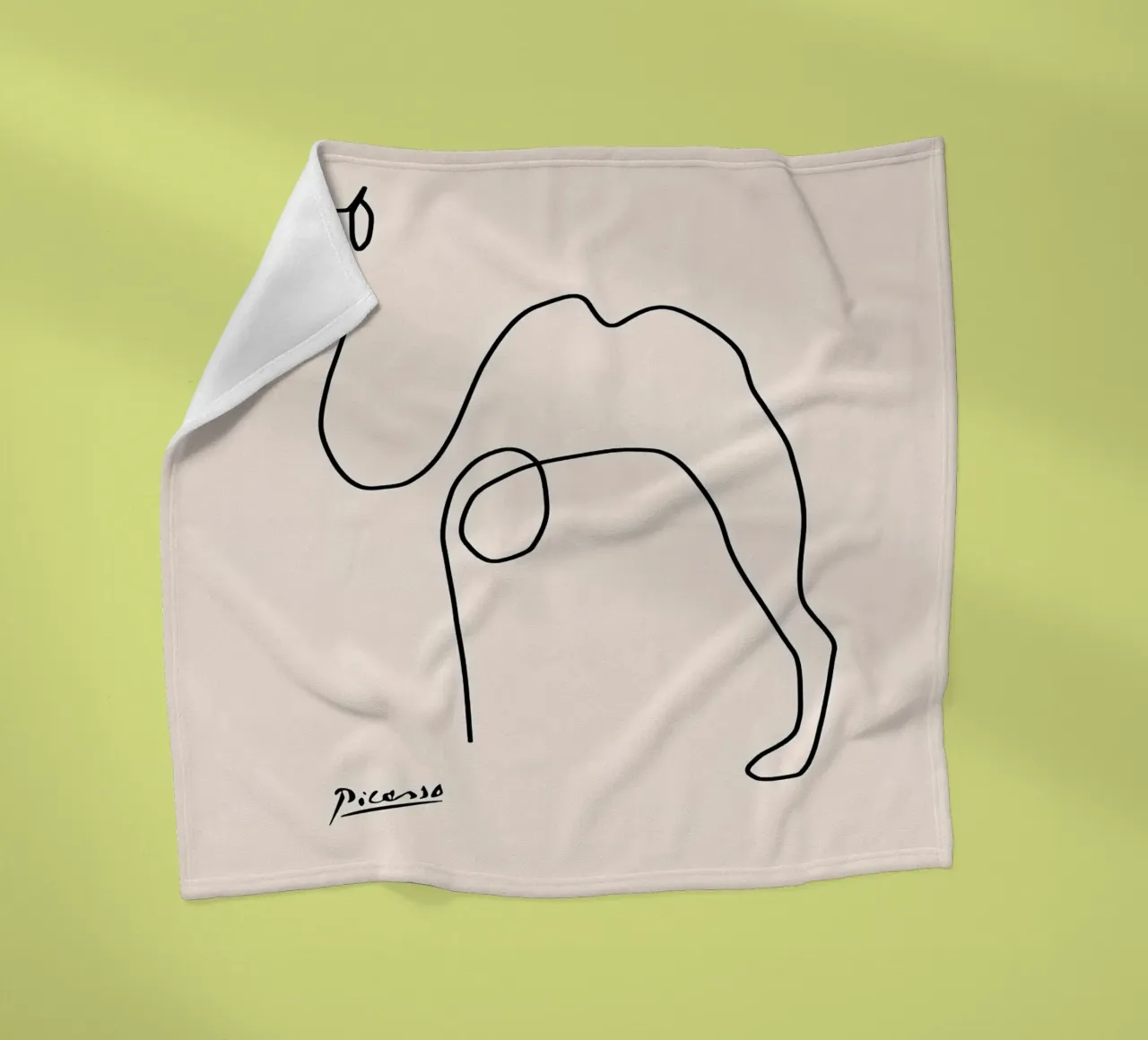 Pablo Picasso Camel Sketch coperta in pile da Mrs.Allen