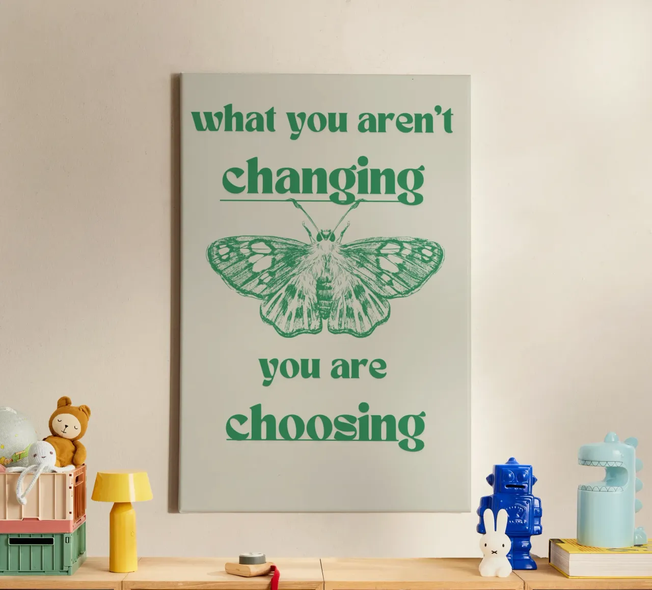 u kiest canvas met Baklijst van art quots shop