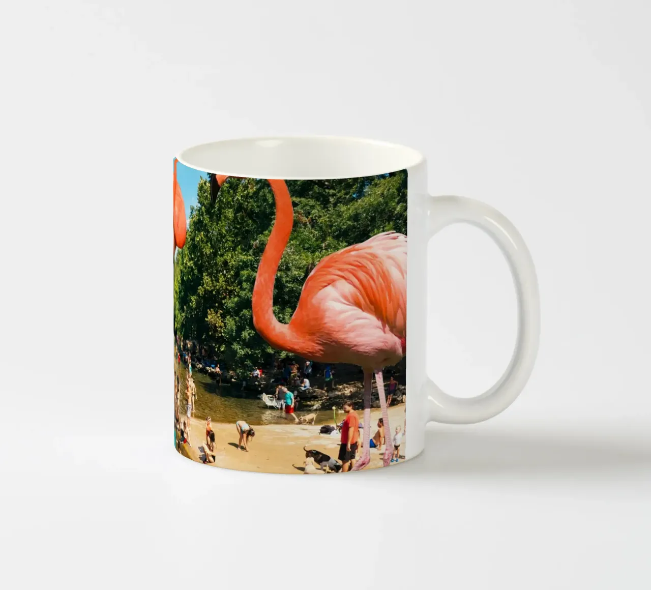 Flamingo shore tazza in ceramica da MsGonzalez
