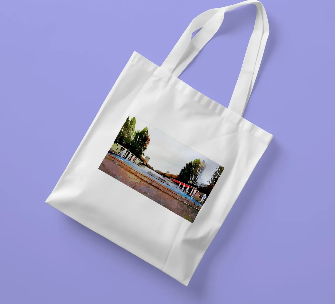 A Parigi borsa in juta da Massimo Frascogna