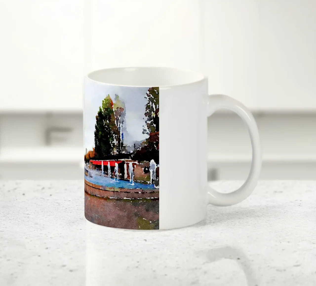 A Parigi tazza in ceramica da Massimo Frascogna