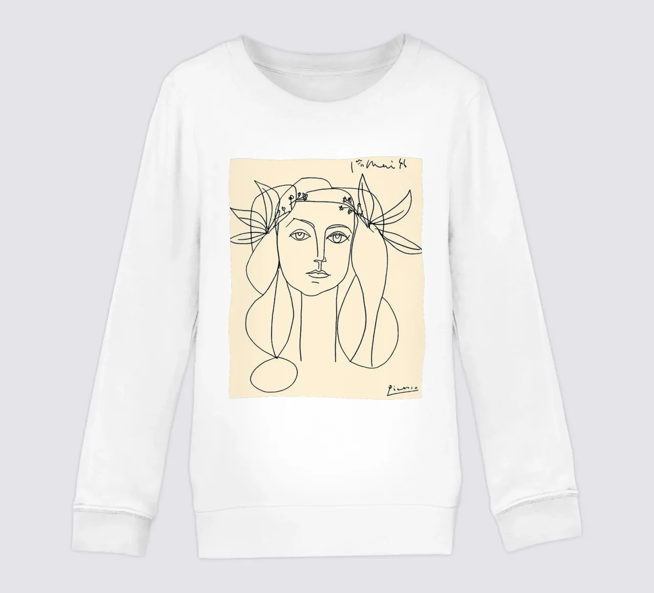 Línea Pablo Picasso Mujer sudadera para niño de Mrs.Allen