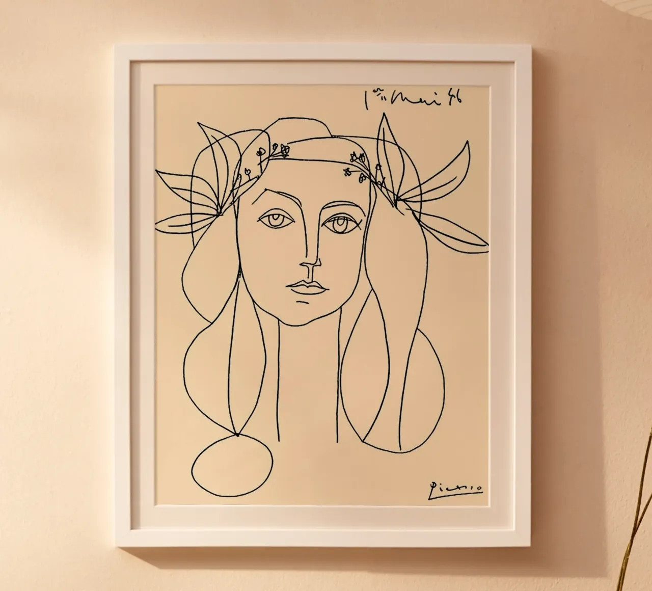 Pablo Picasso Women line poster da Mrs.Allen