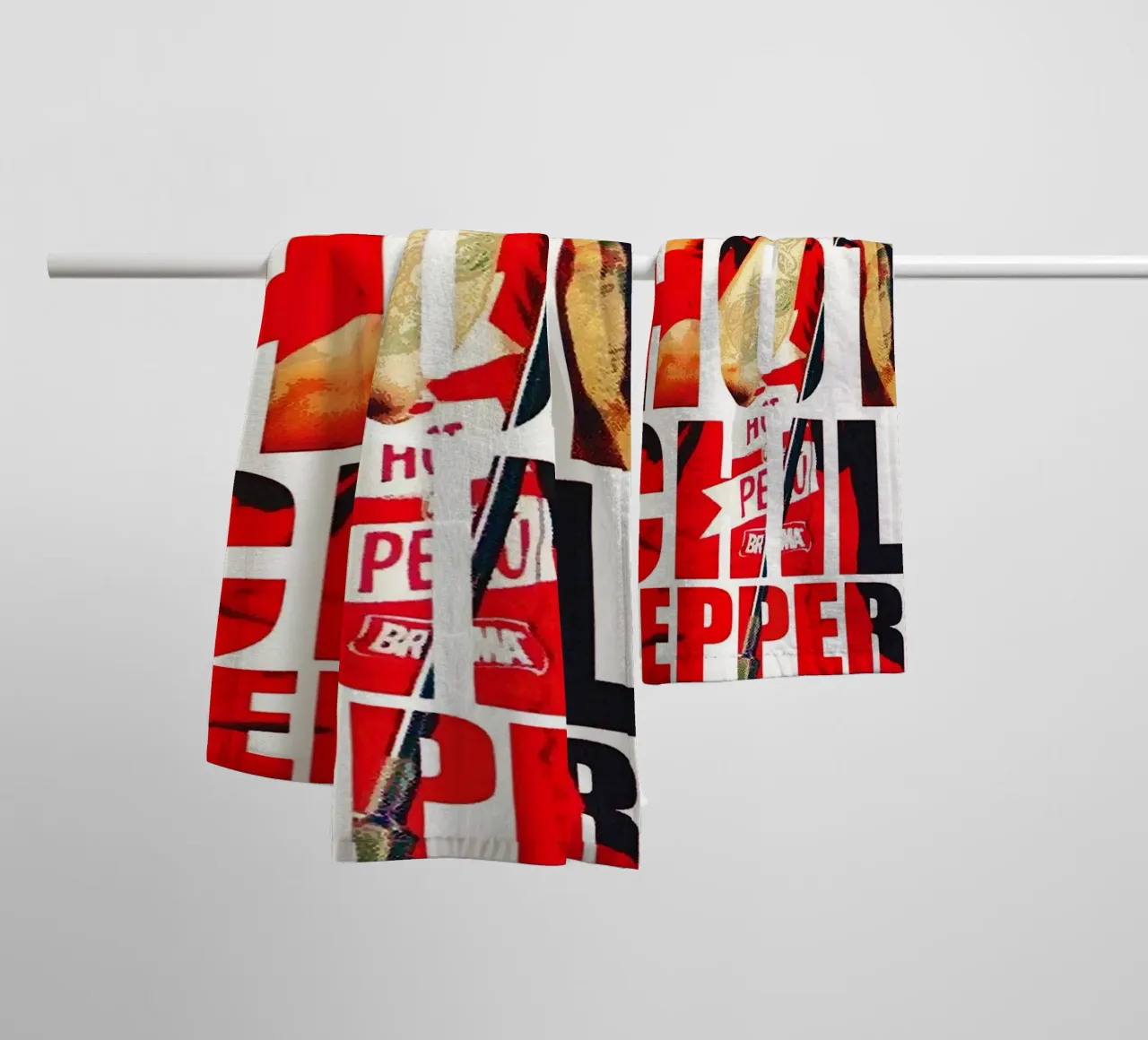 Le groupe Red Hot Chili Peppers serviette de bain de vanhesling