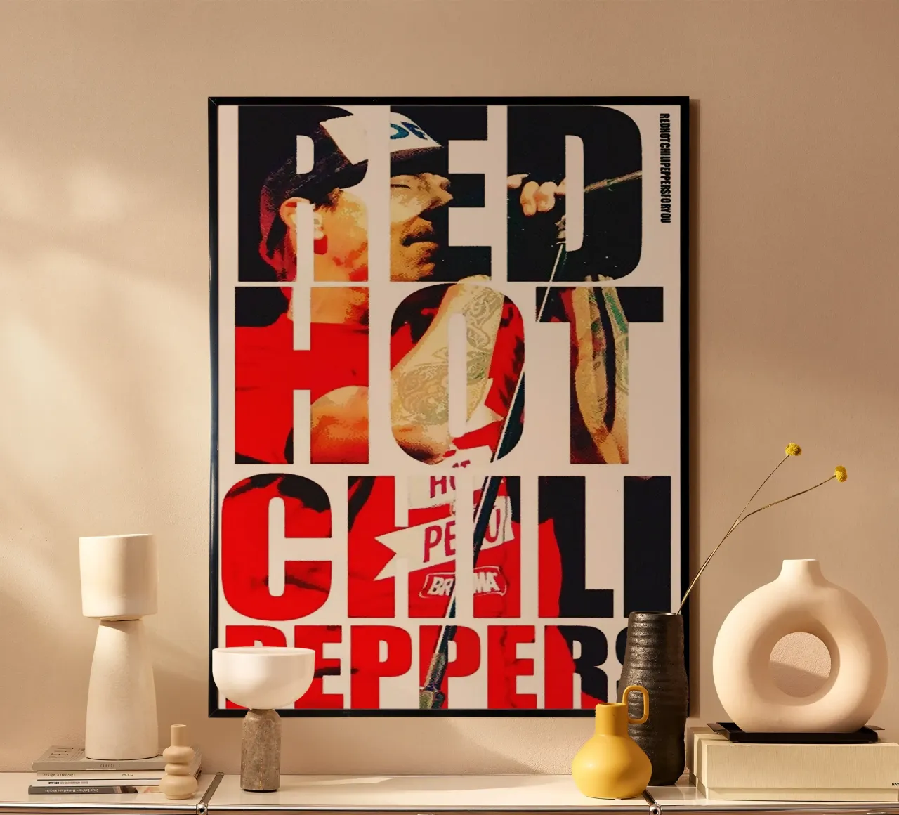 De band Red Hot Chili Peppers poster van vanhesling
