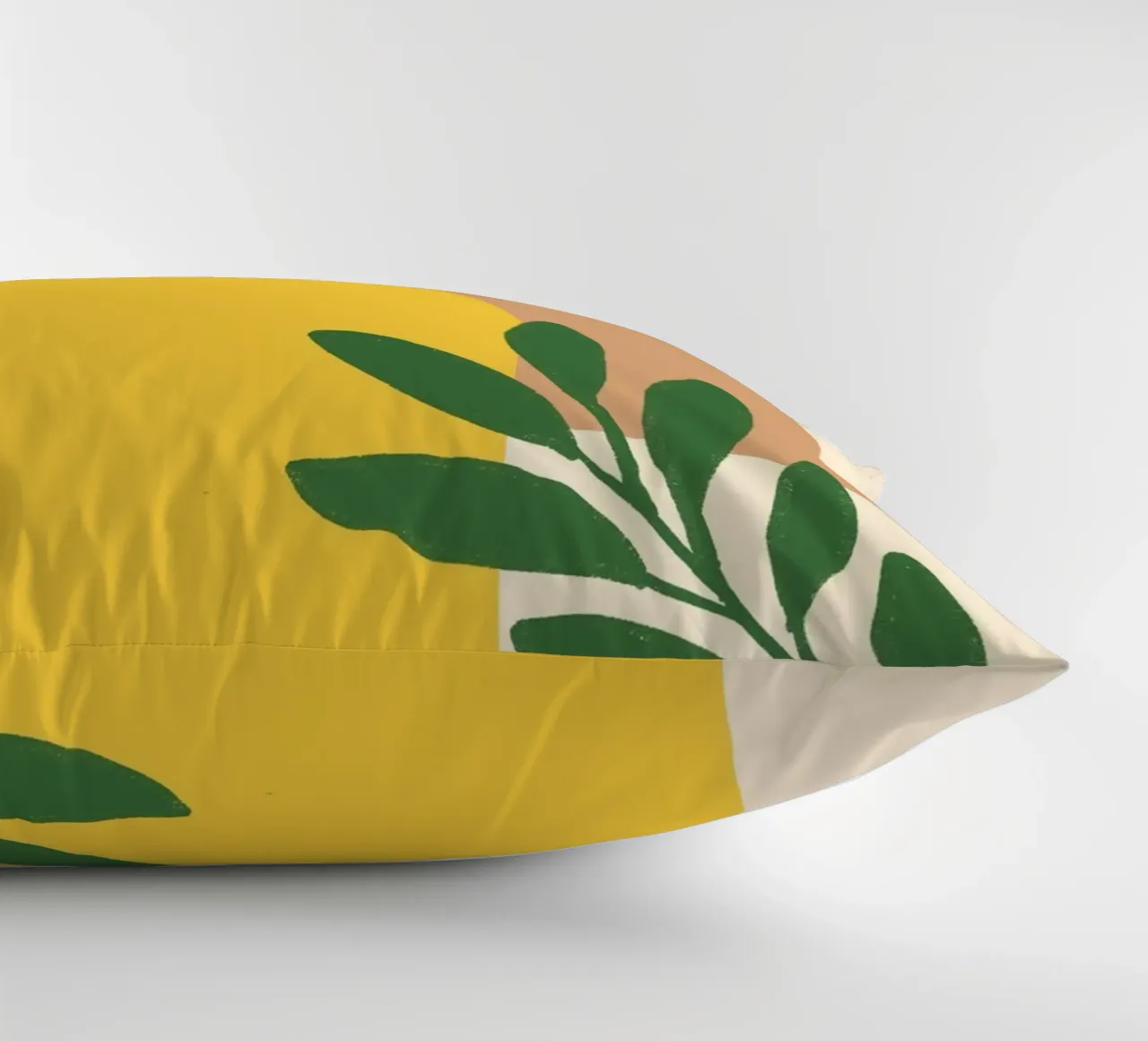 Archi astratti e piante botaniche - Boho moderno di metà secolo cuscino da vintagepod