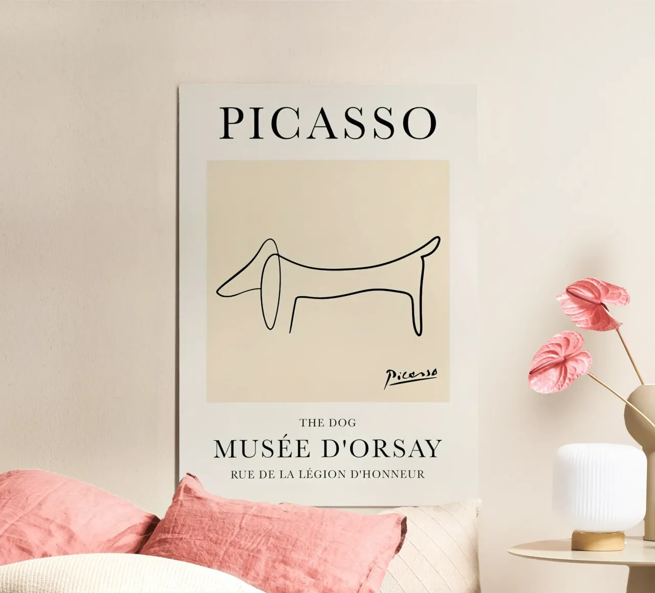 Esposizione di cani di Pablo Picasso poster da Mrs.Allen