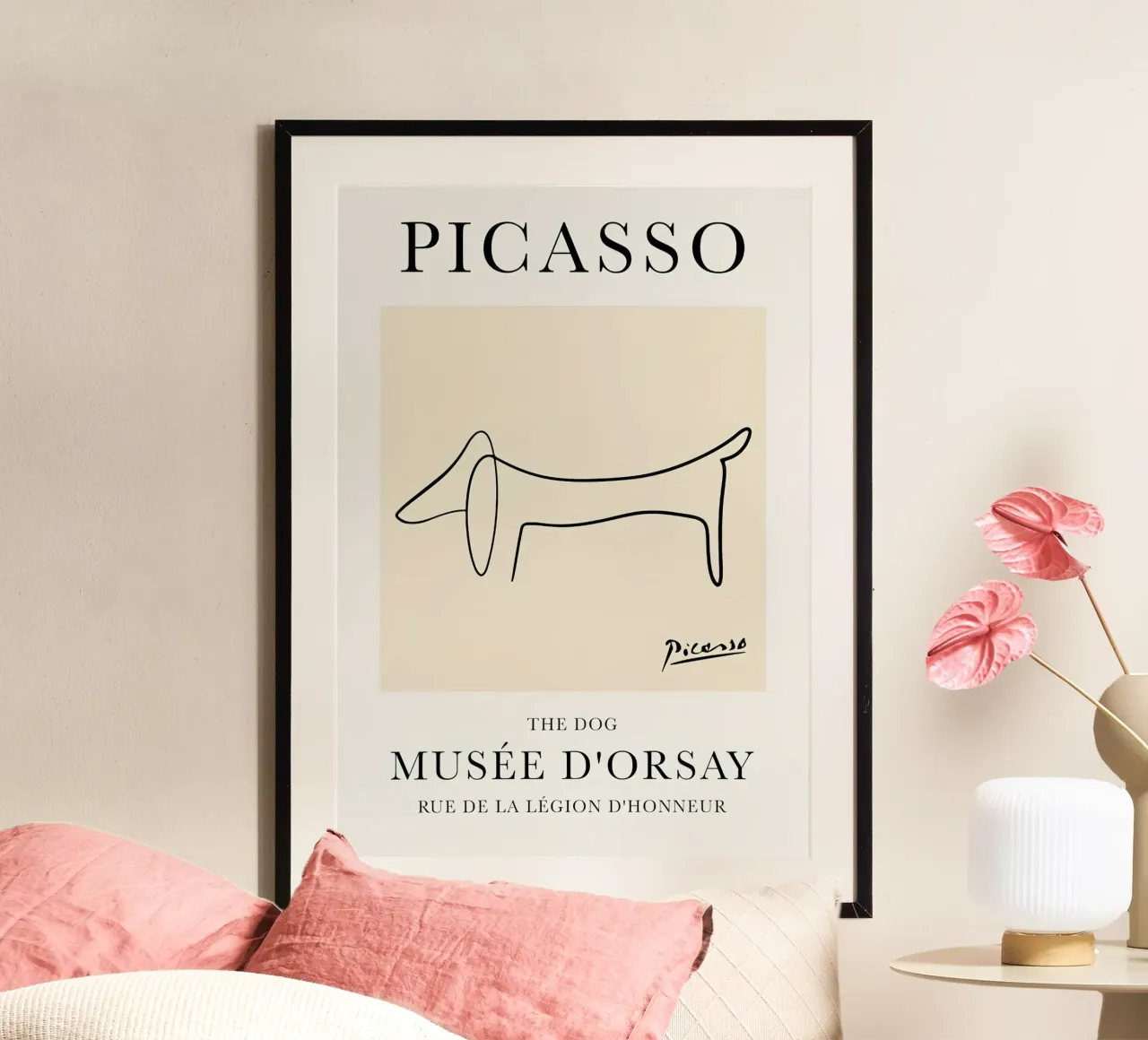 Esposizione di cani di Pablo Picasso poster da Mrs.Allen