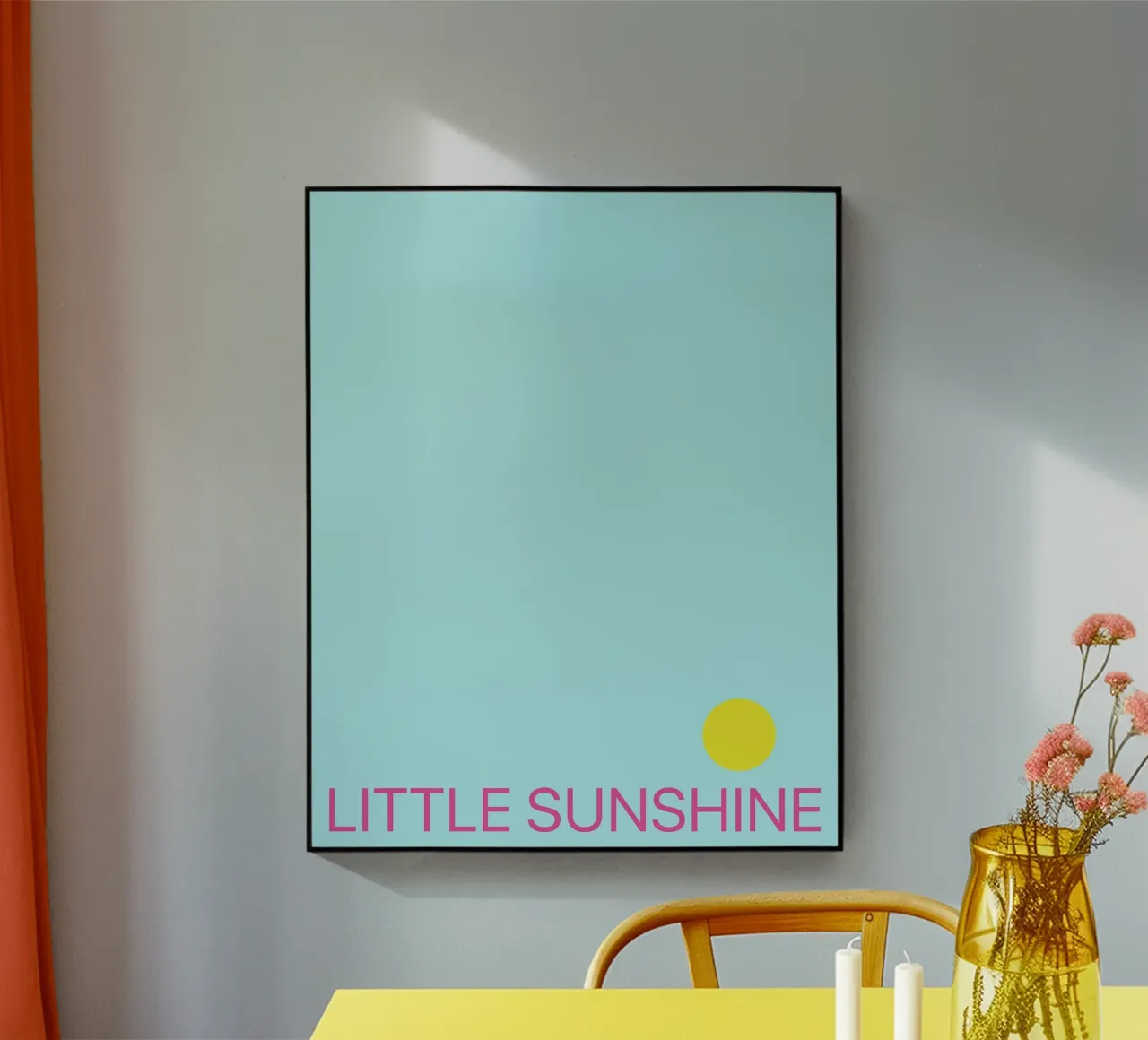 Piccolo sole blu plexiglass da Sunshine Design