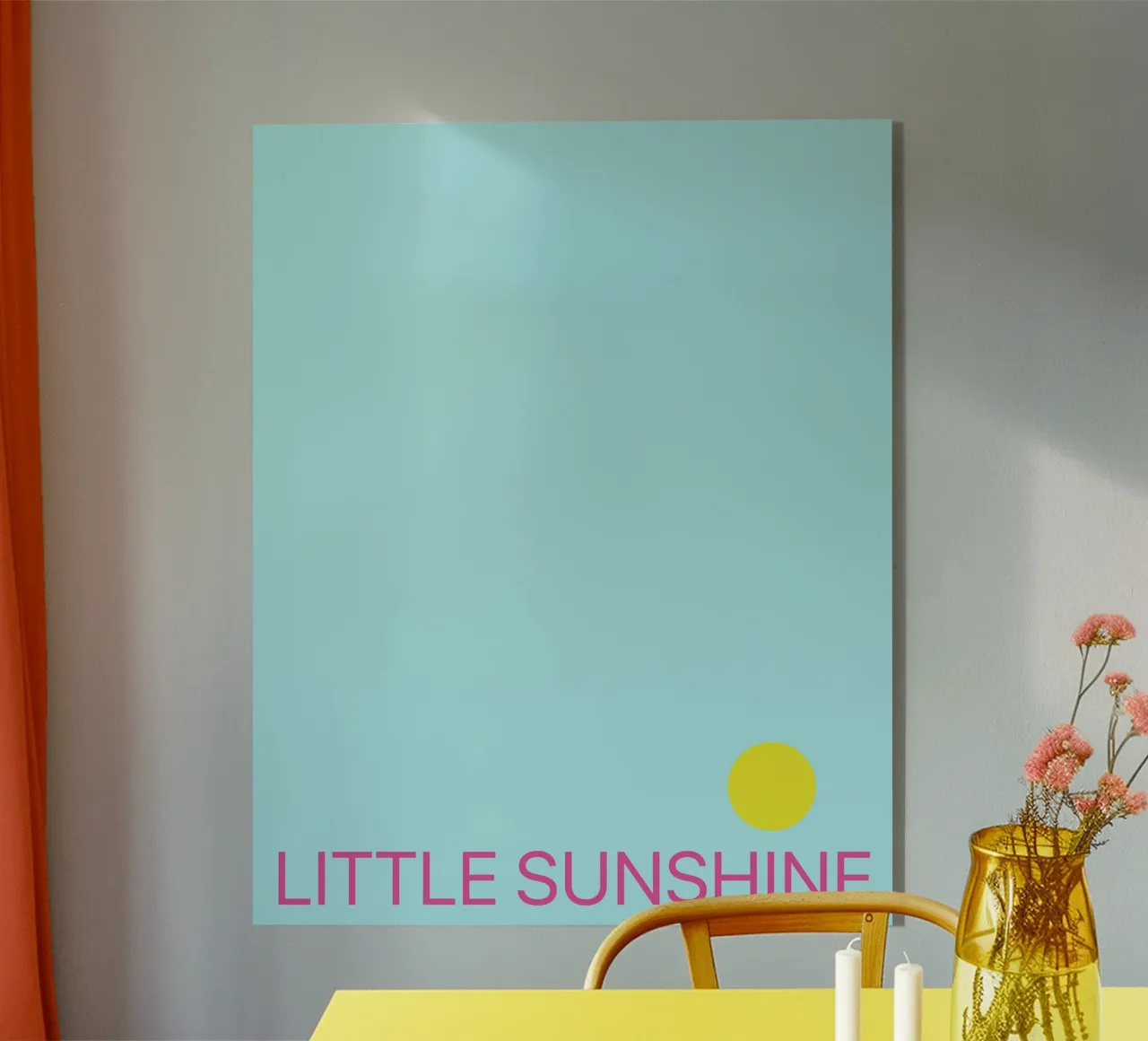 Piccolo sole blu plexiglass da Sunshine Design