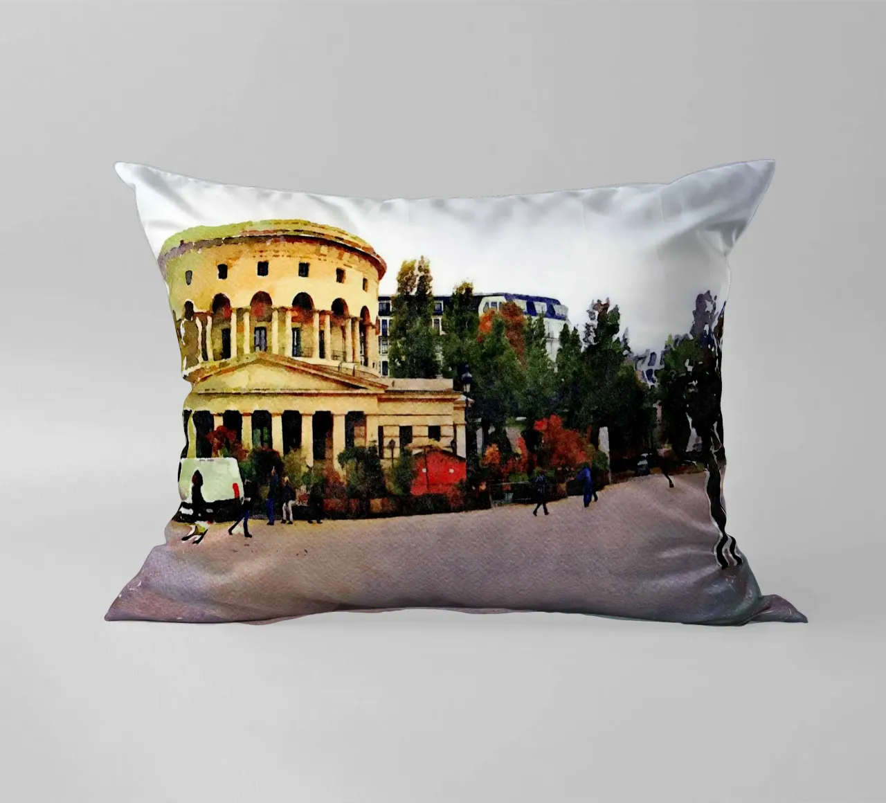 In Paris decorative cushion by Massimo Frascogna