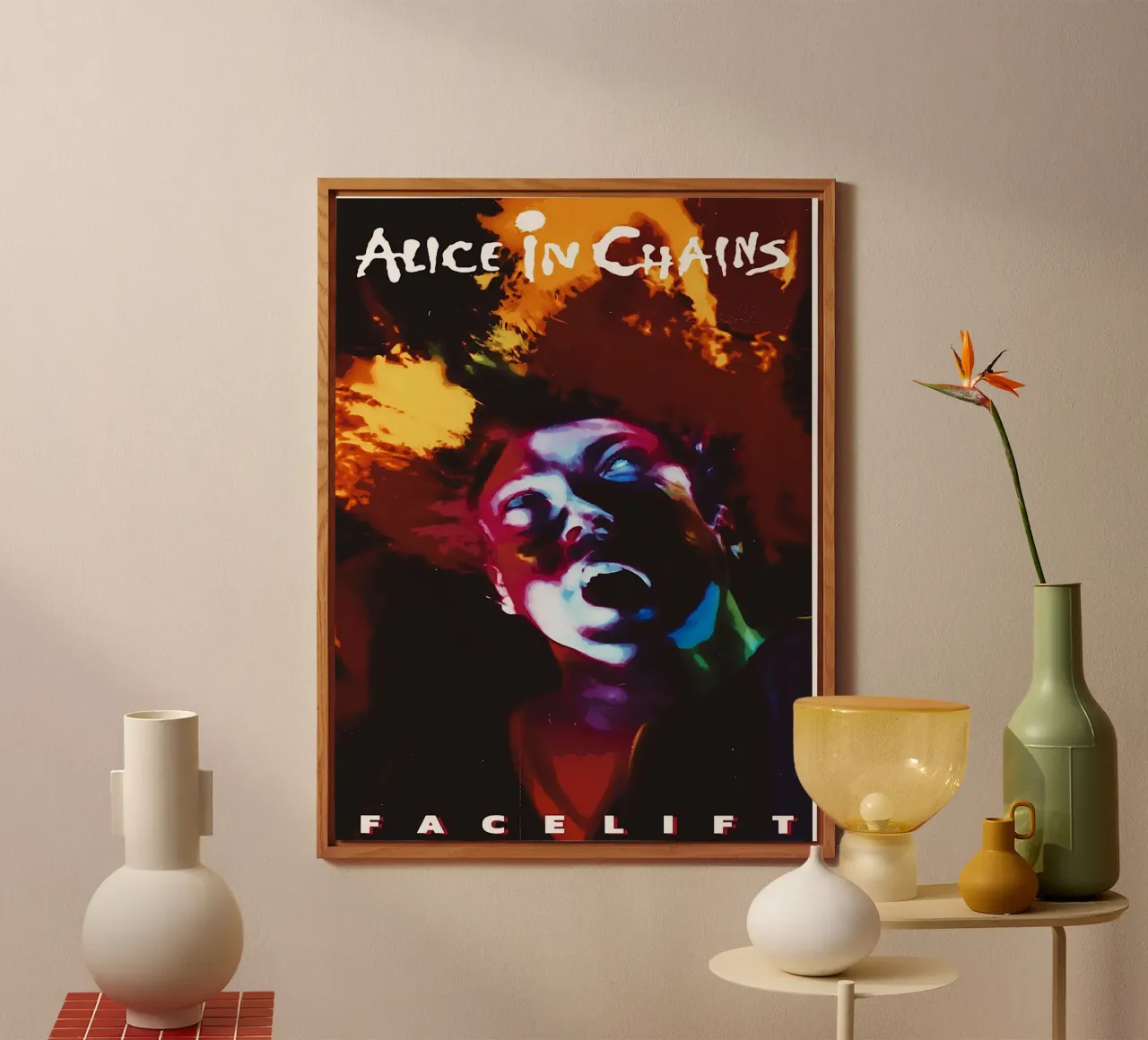 Alice in Chains band alluminio dibond da vanhesling
