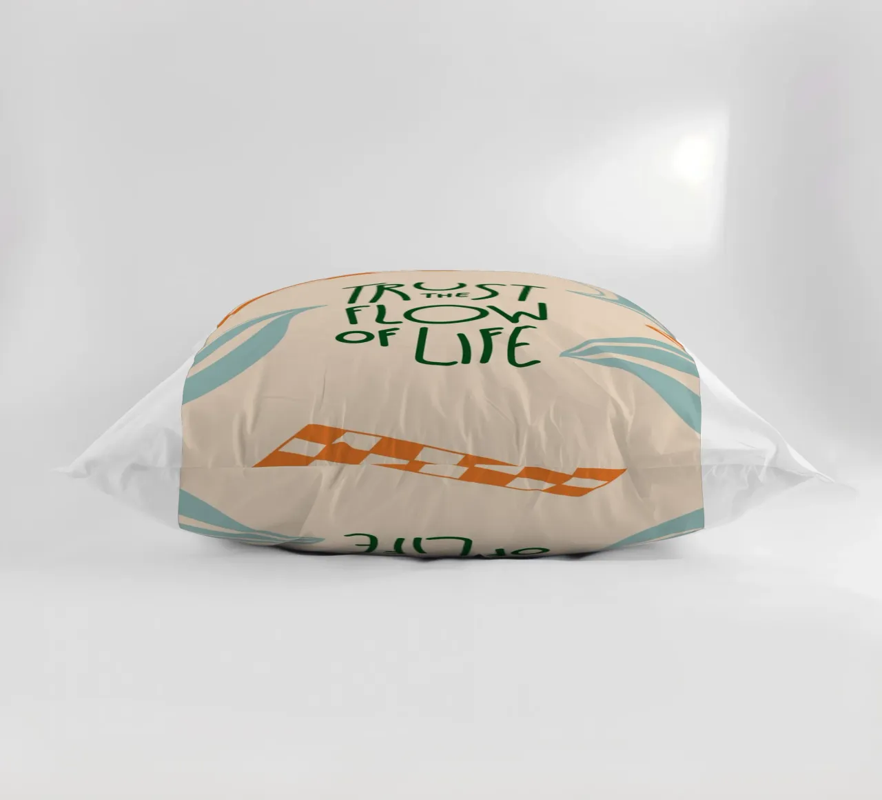 fidarsi del flusso cuscino da art quots shop