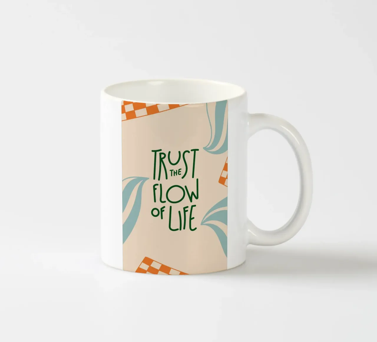 fidarsi del flusso tazza in ceramica da art quots shop