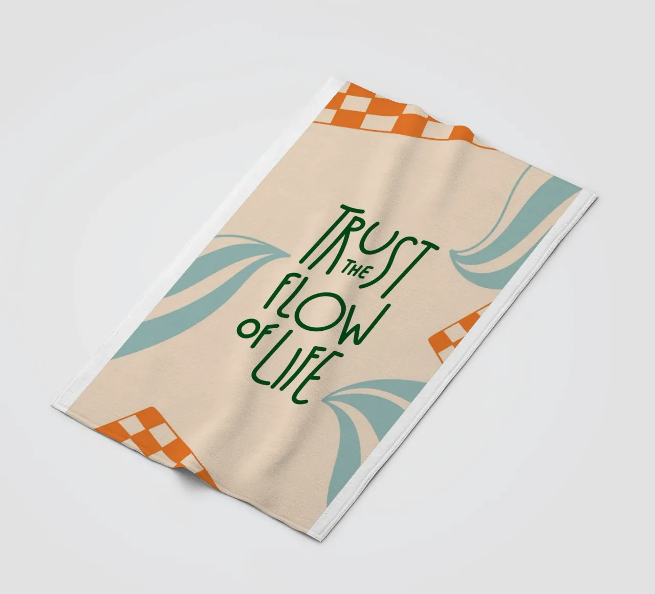 fidarsi del flusso coperta in pile da art quots shop