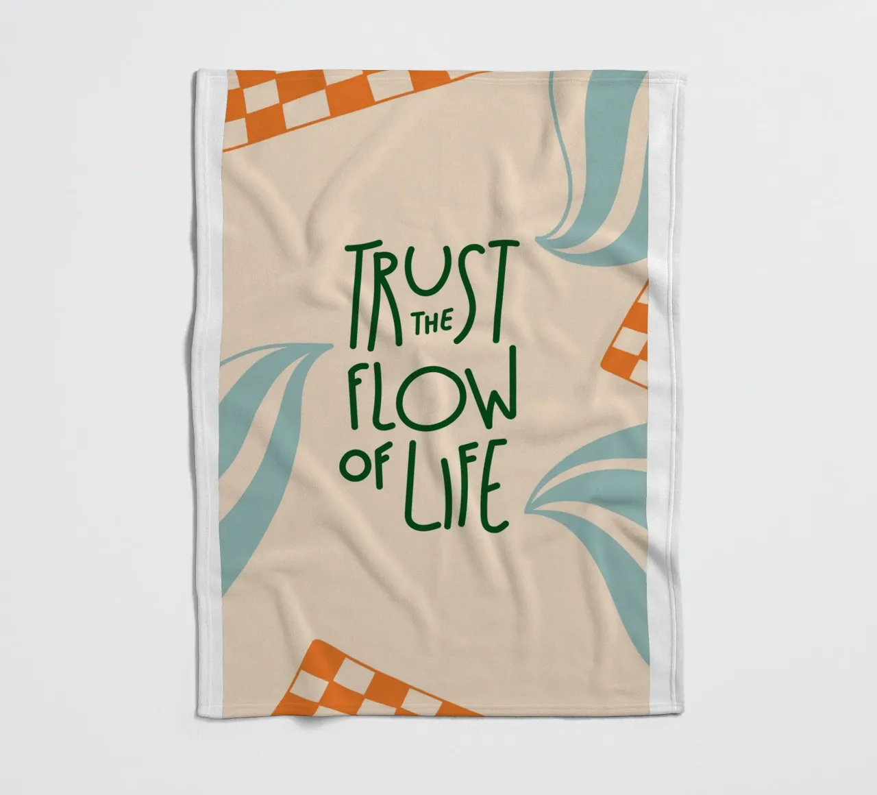 fidarsi del flusso coperta in pile da art quots shop