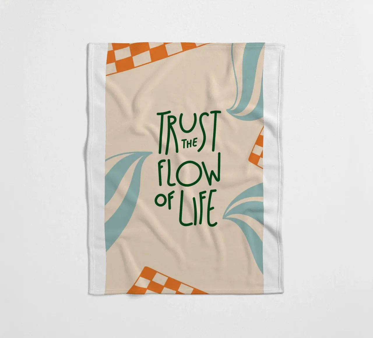 fidarsi del flusso coperta in pile da art quots shop