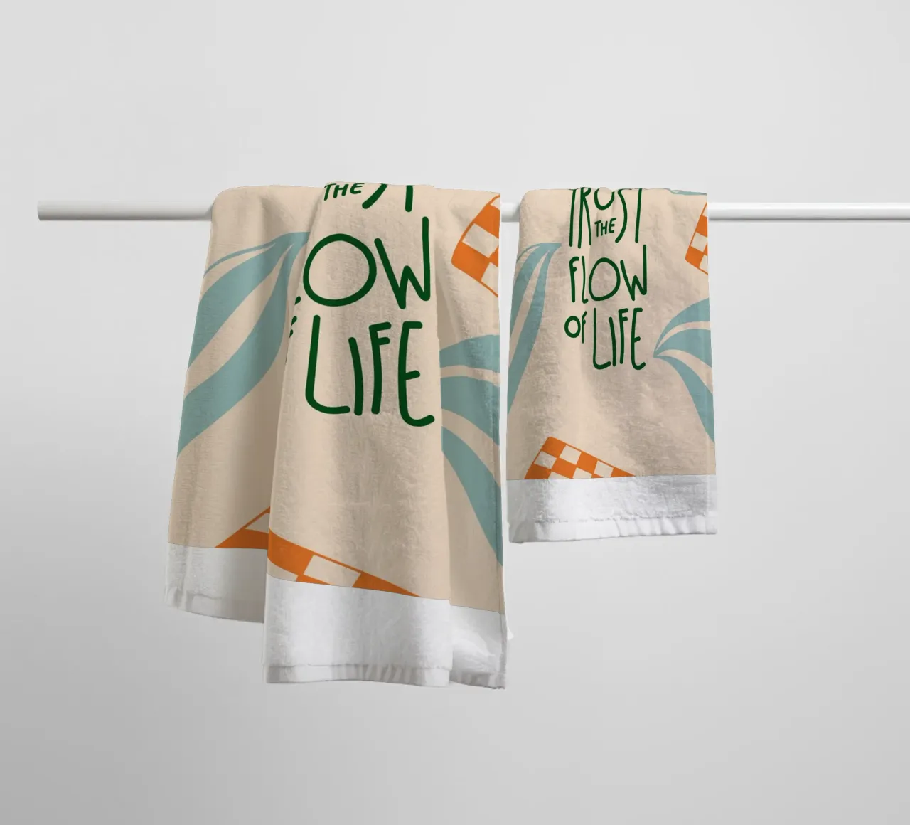 fidarsi del flusso asciugamano da bagno da art quots shop