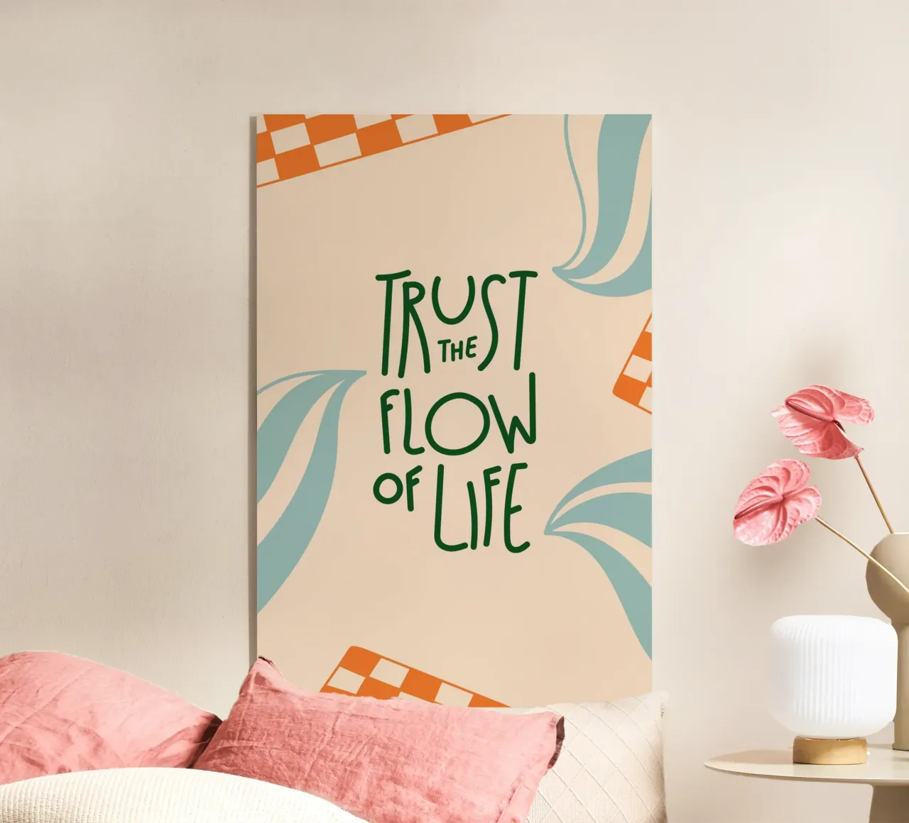fidarsi del flusso plexiglass da art quots shop