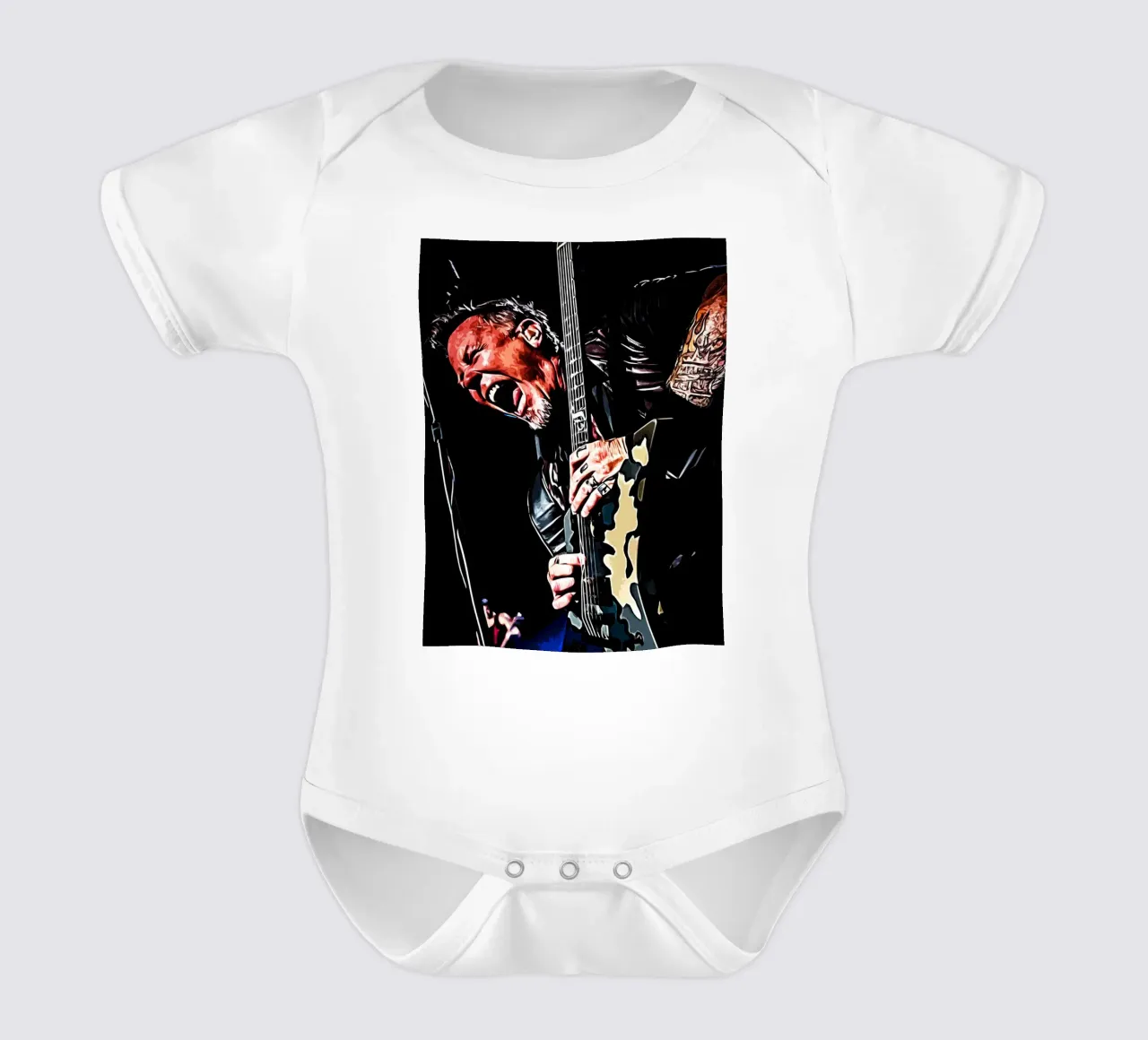 james hetfield metallichead body neonato maniche corte da music soul