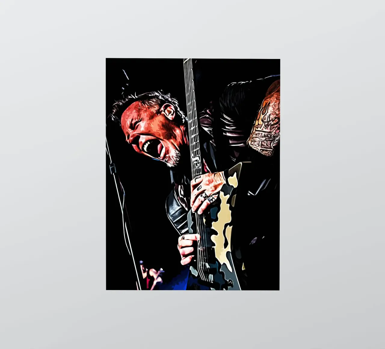 james hetfield metallichead Sticker von music soul