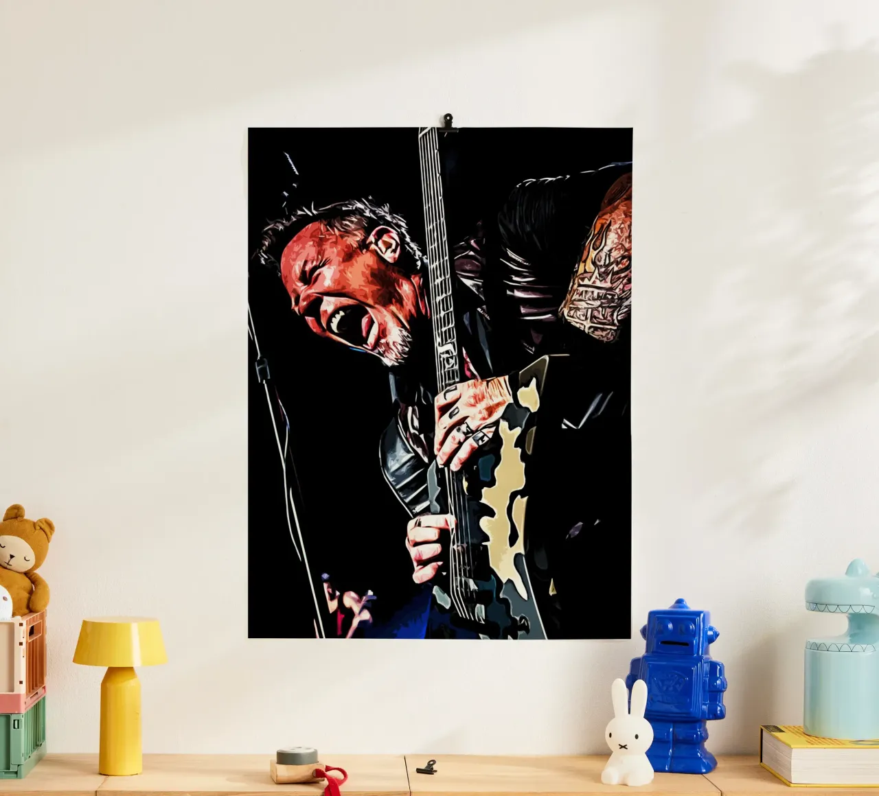 james hetfield metallichead carta hahnemühle da music soul