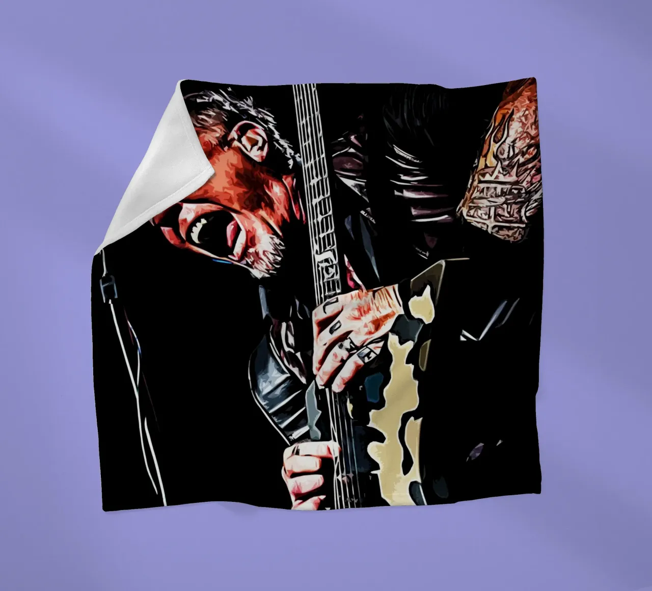 james hetfield metallichead coperta in pile da music soul