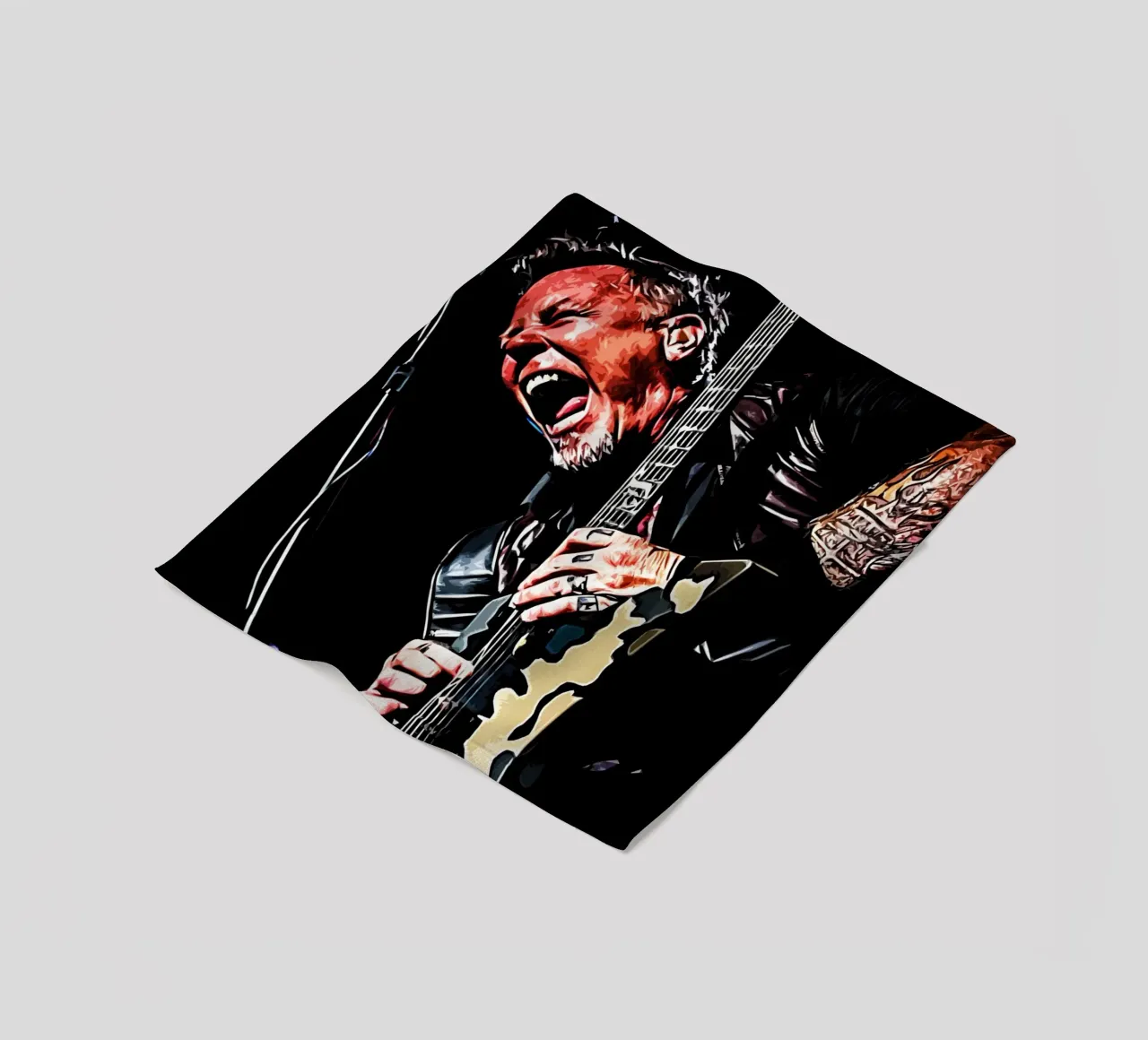 james hetfield metallichead coperta in pile da music soul