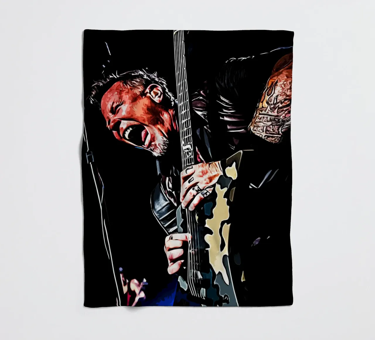 james hetfield metallichead coperta in pile da music soul