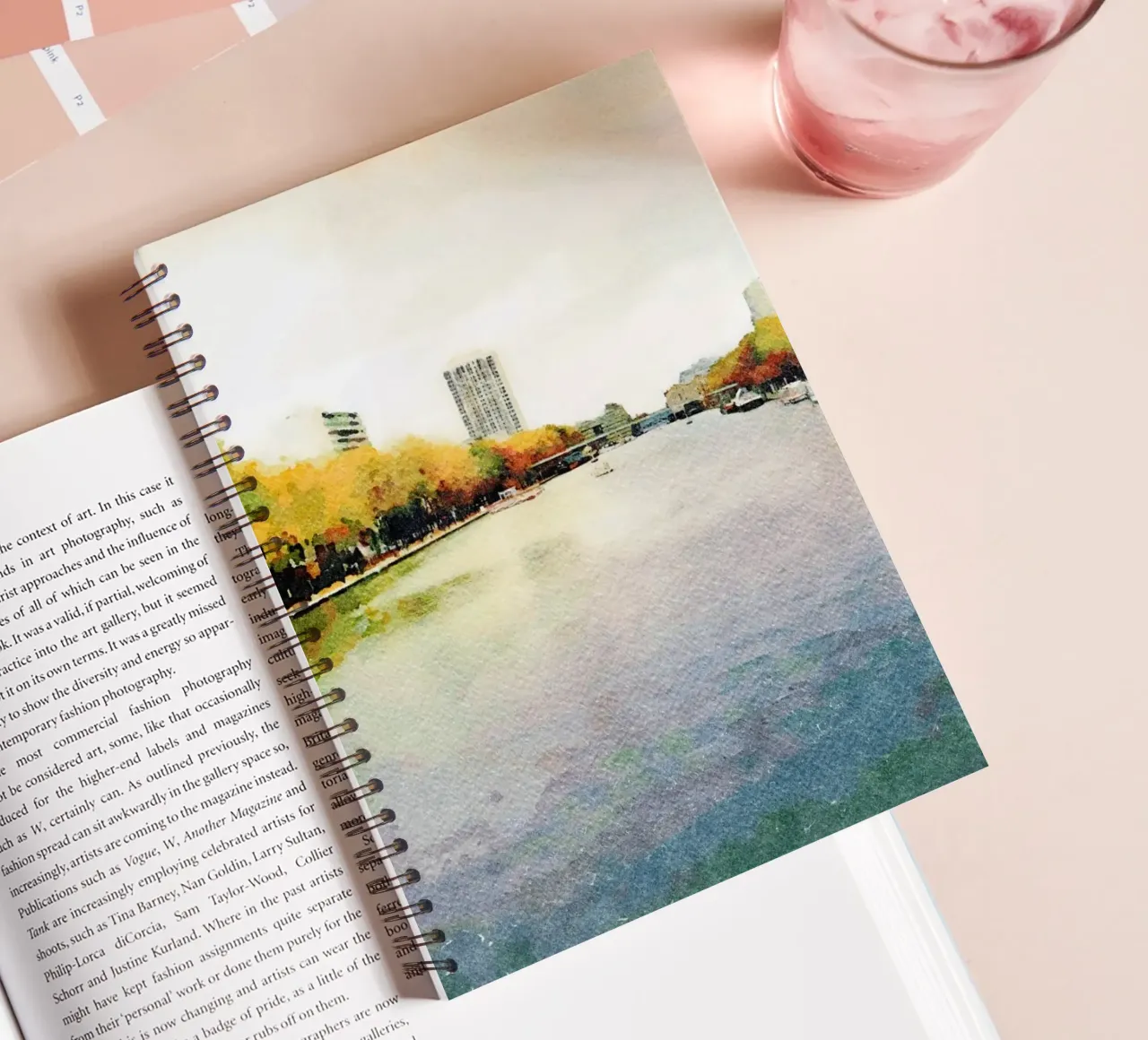 In Paris spiral notebook by Massimo Frascogna