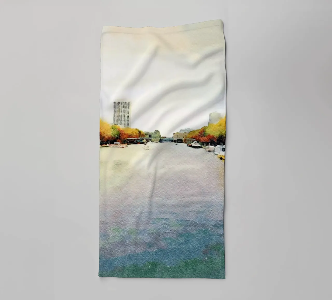 In Paris towel by Massimo Frascogna