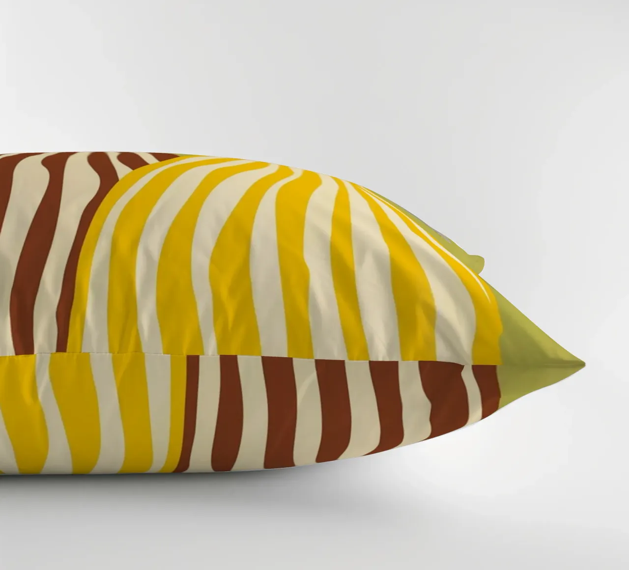 Mid-Century Modern Abstract Vases - Eye-Catching Stripes decorative cushion by vintagepod