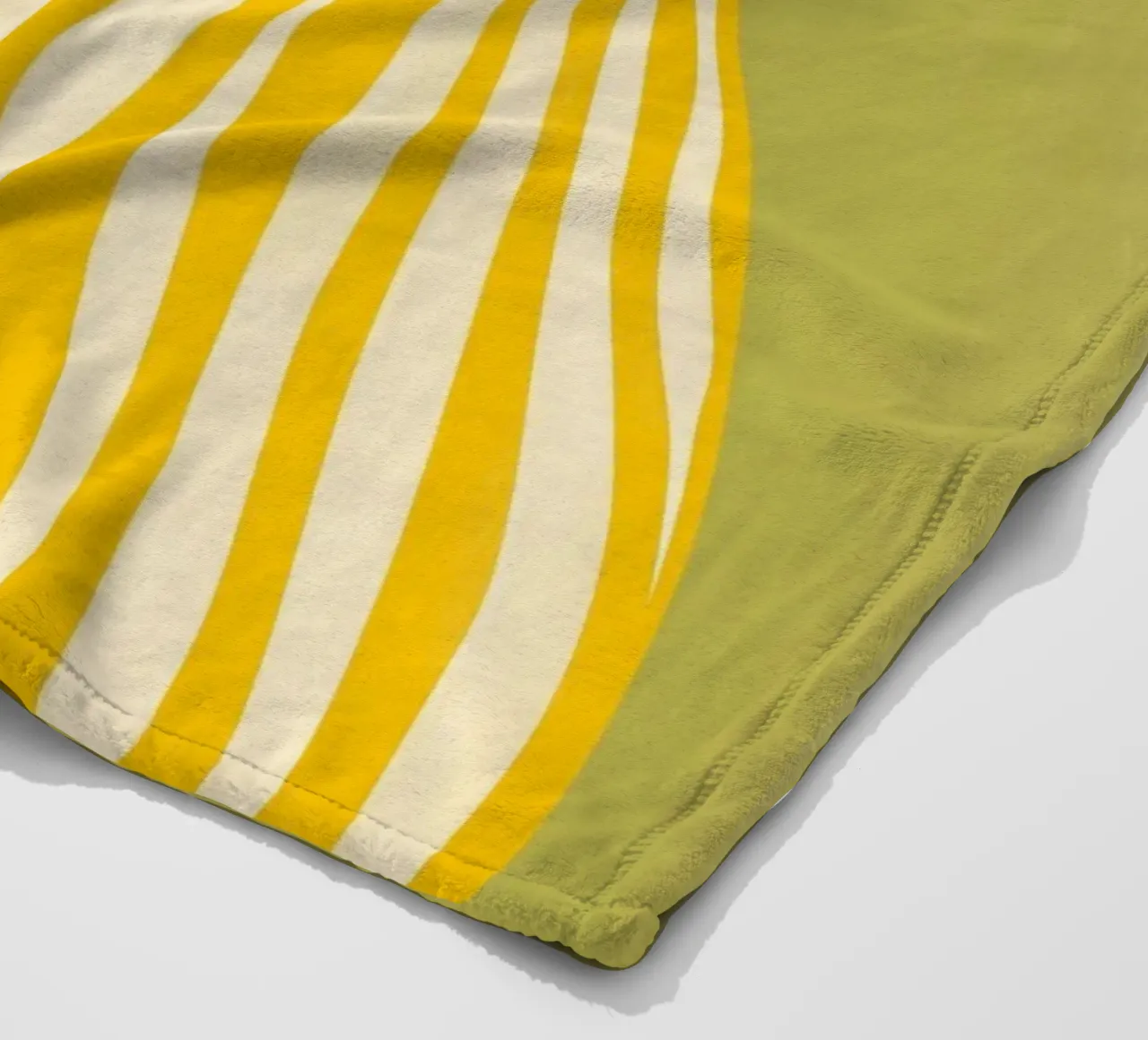 Moderne abstrakte Vasen aus der Jahrhundertmitte - Auffällige Streifen Fleecedecke von vintagepod