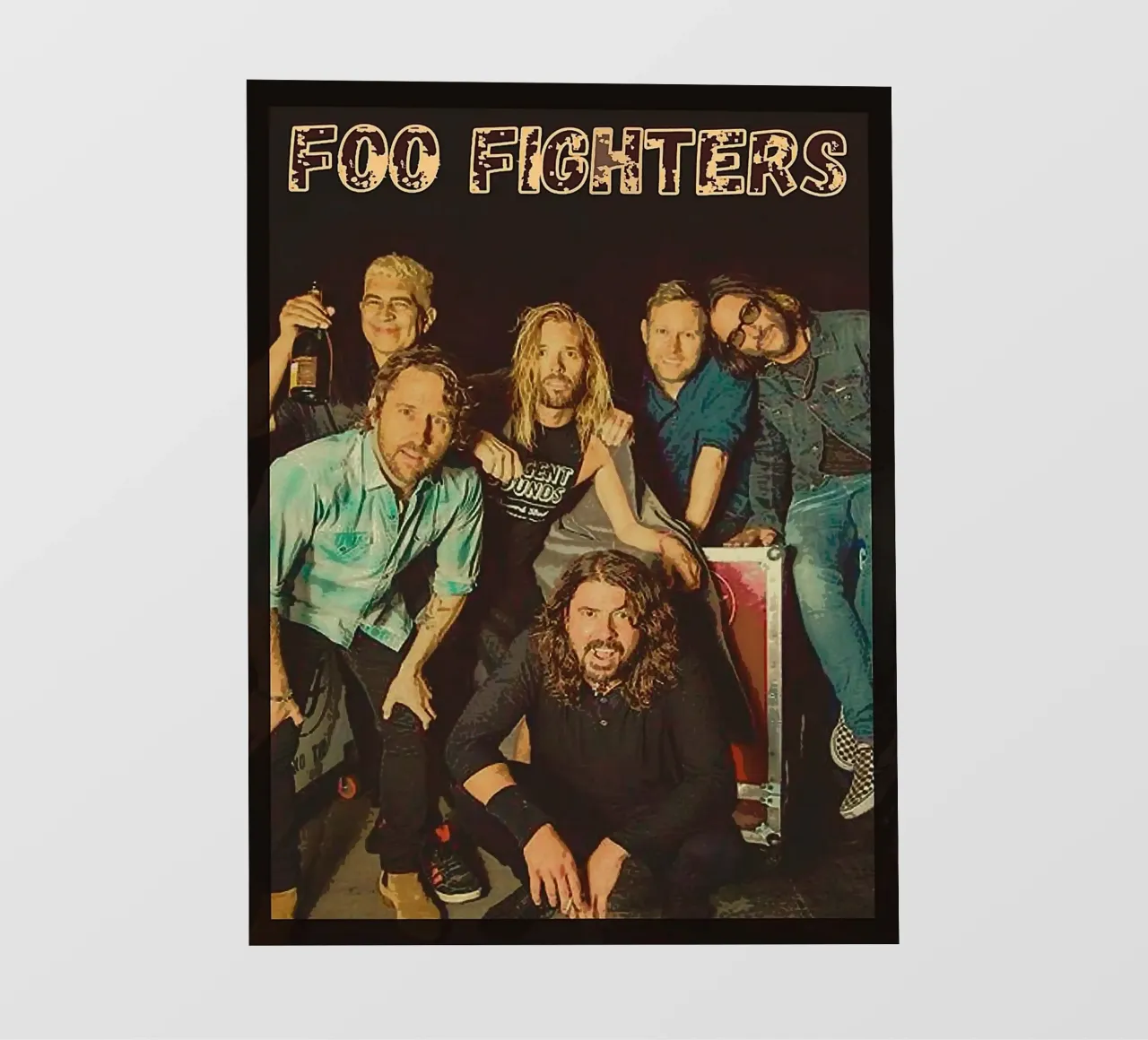Il gruppo dei Foo Fighters pellicola backlit da vanhesling