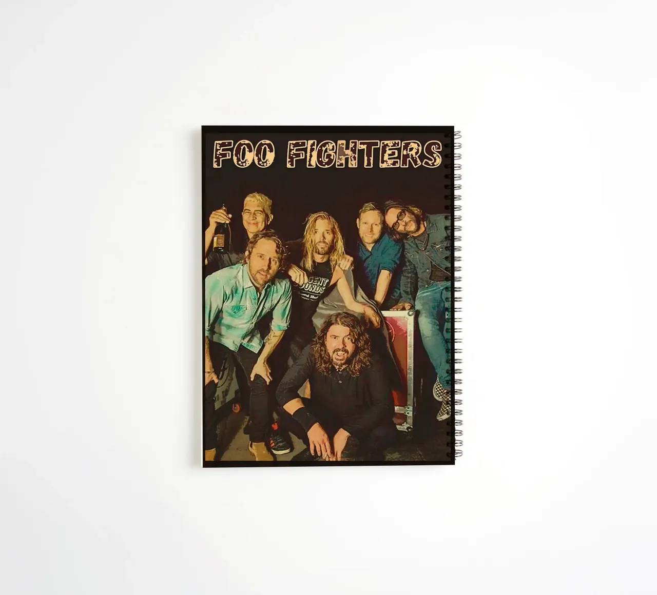 Le groupe Foo Fighters carnet à spirale de vanhesling