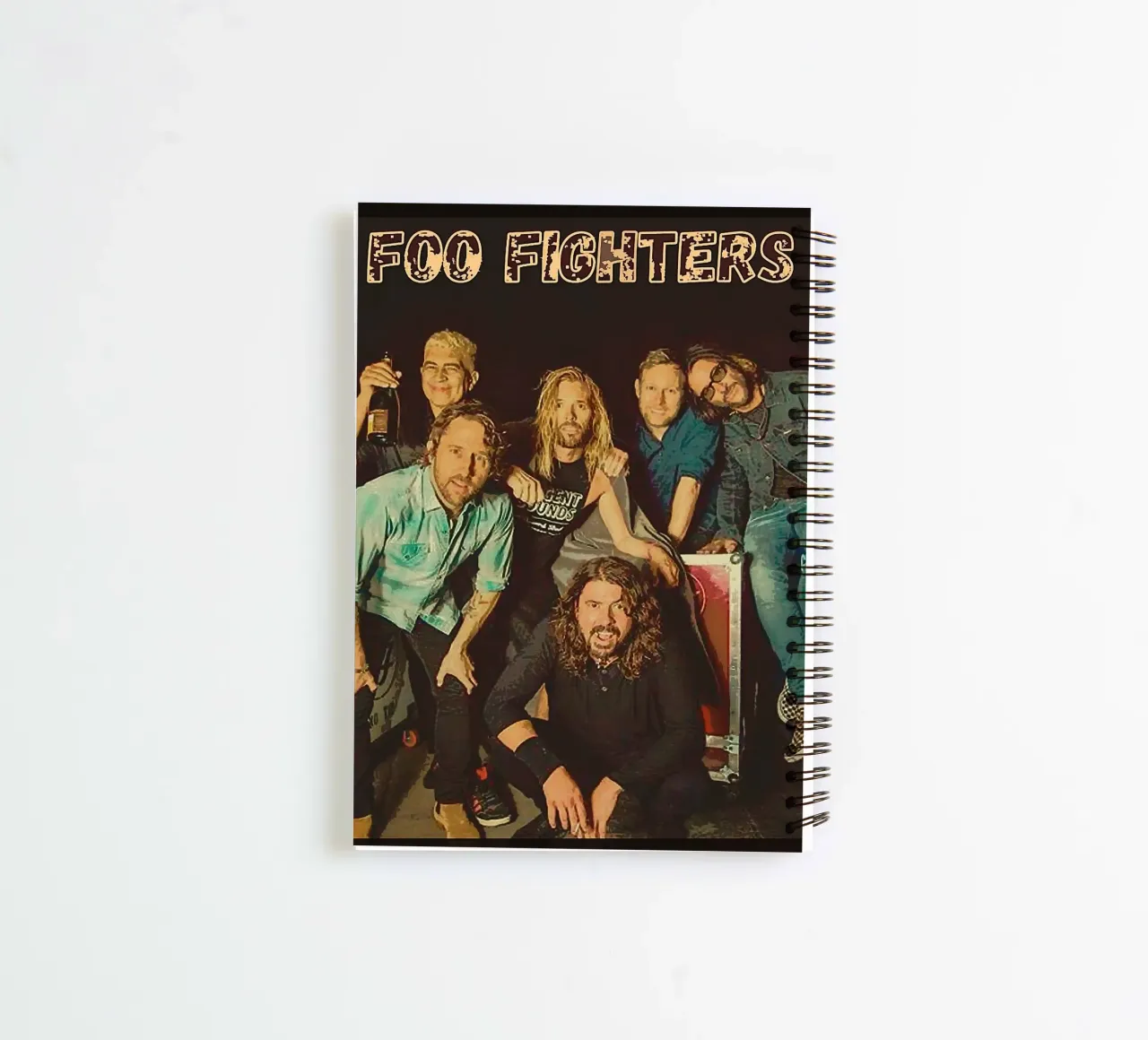 Le groupe Foo Fighters carnet à spirale de vanhesling
