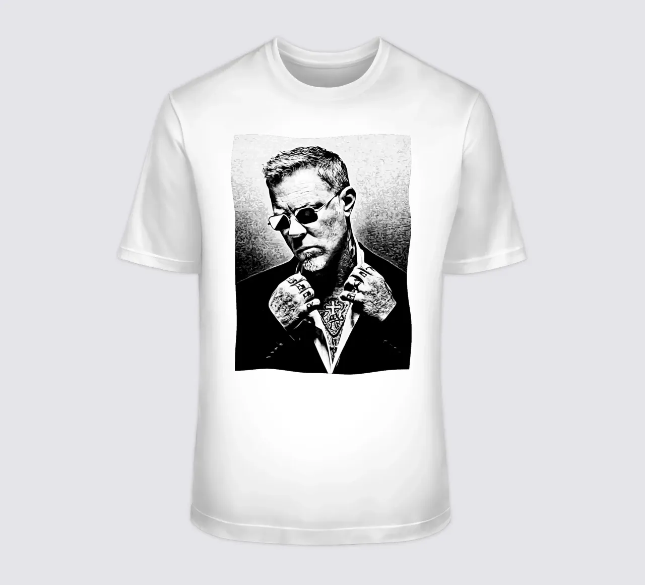 james hetfield metallo t-shirt da music soul