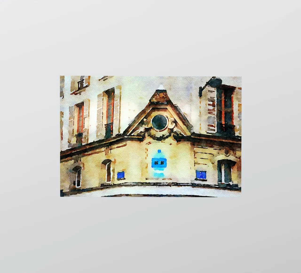 In Paris sticker by Massimo Frascogna