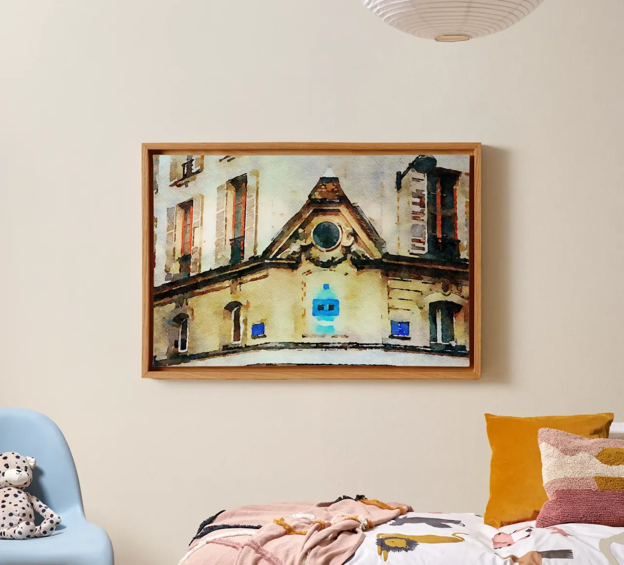 In Paris canvas by Massimo Frascogna