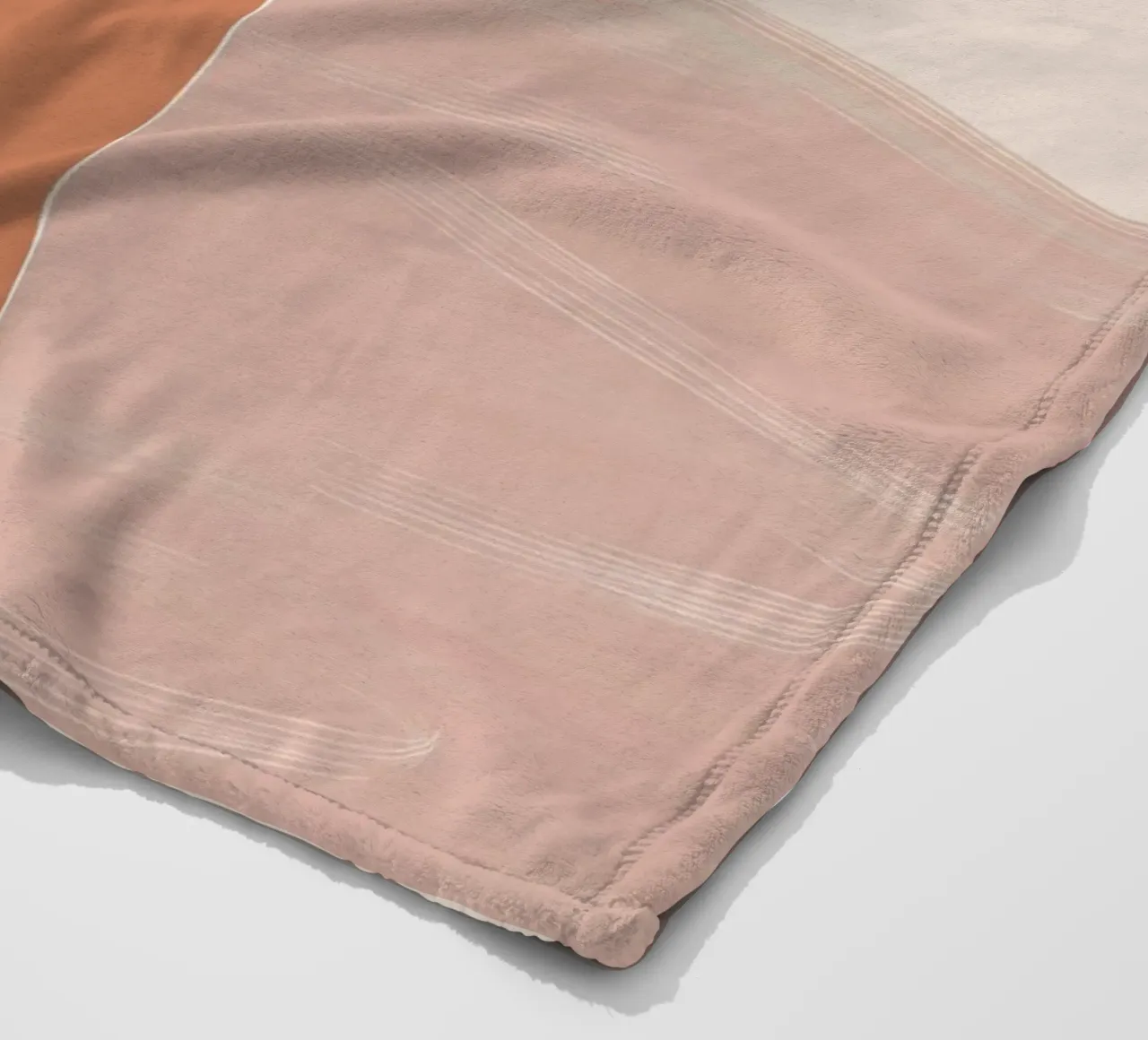 Ritratto di donna boho - Giacca a righe e sole coperta in pile da vintagepod