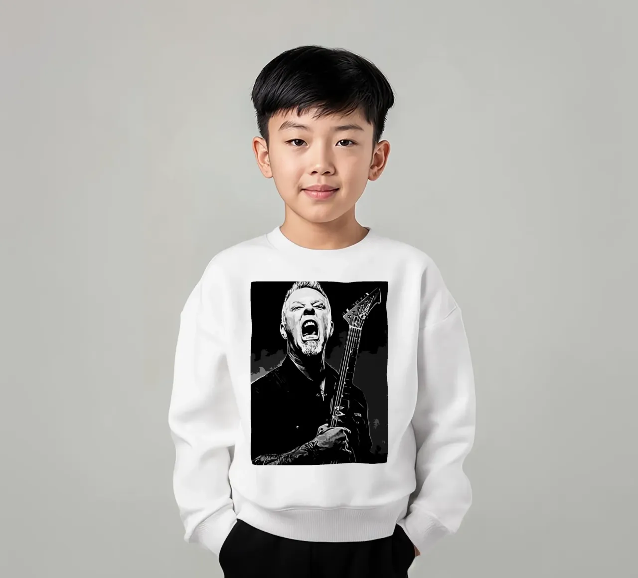 James Hetfield Metallichead groupe musique 7 Art sweat enfant de music soul