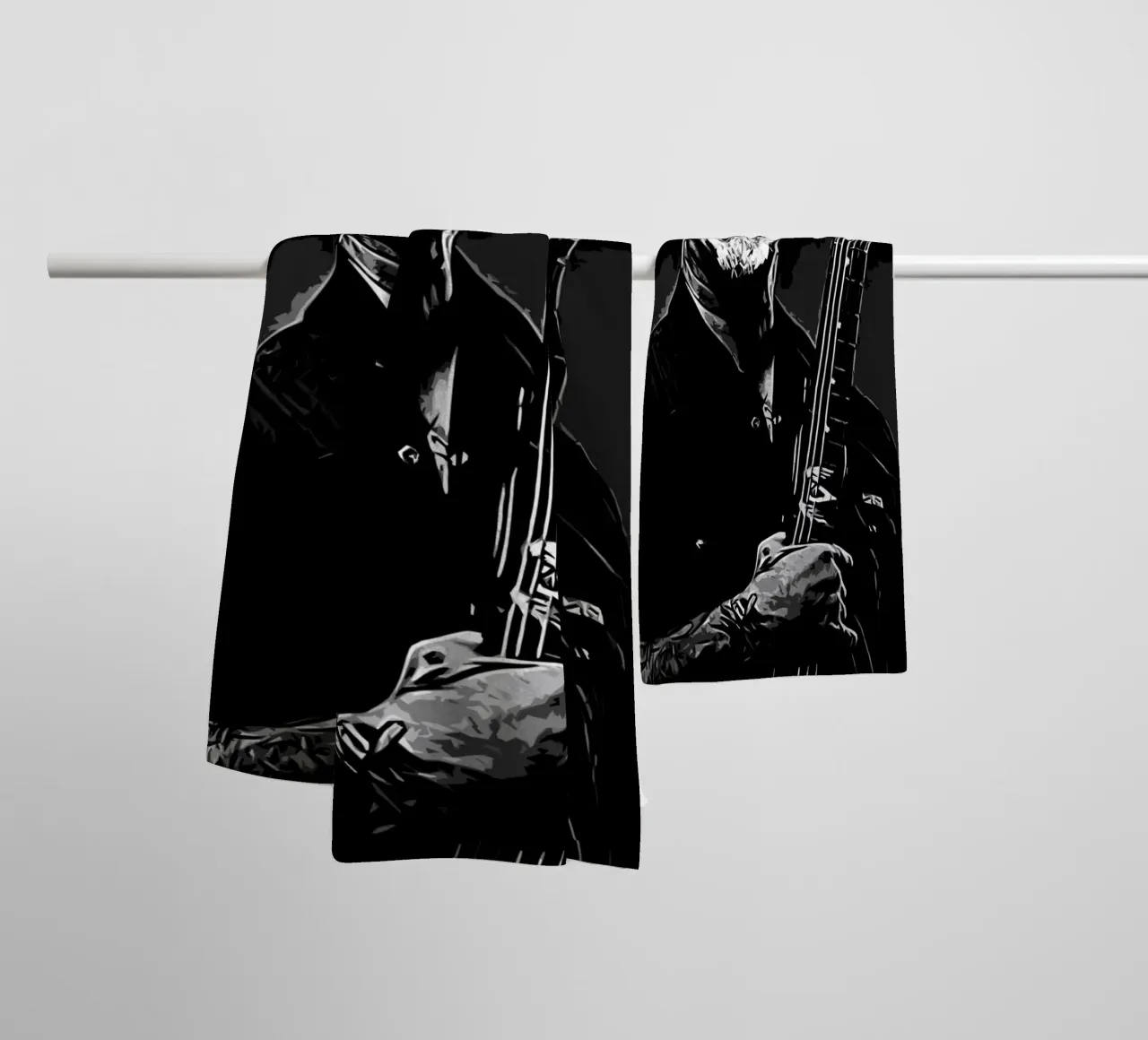 James Hetfield Metallichead groupe musique 7 Art serviette de bain de music soul