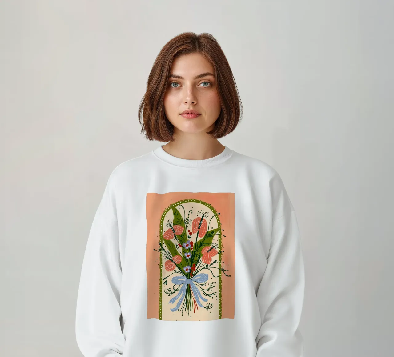 Bouquet di Anthurium Boho - Archway Floral Art felpa da vintagepod