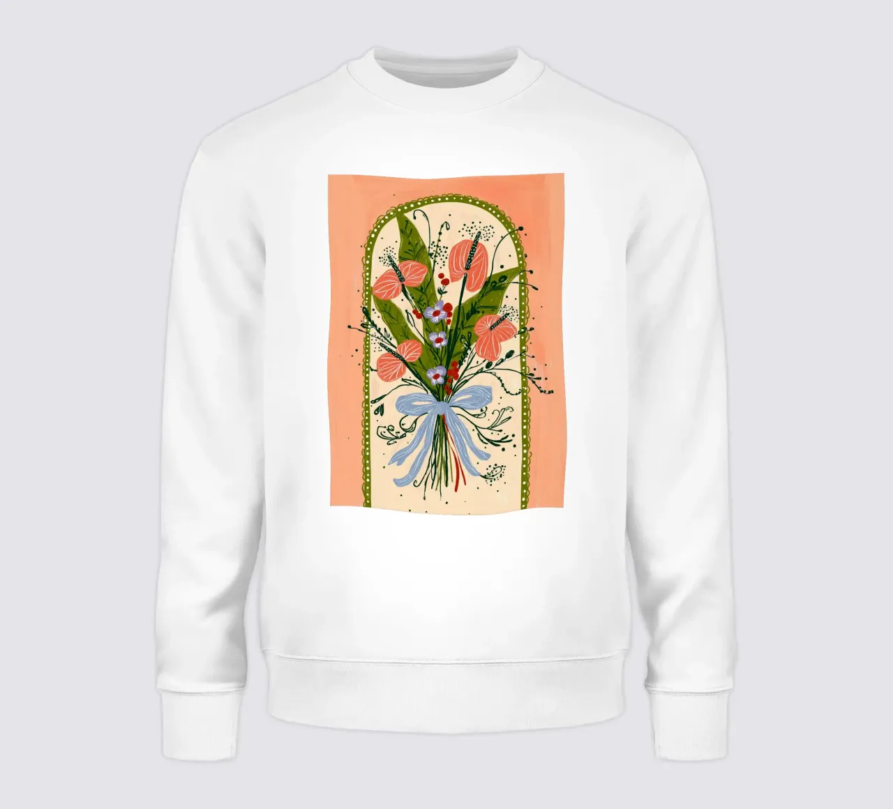 Bouquet di Anthurium Boho - Archway Floral Art felpa da vintagepod